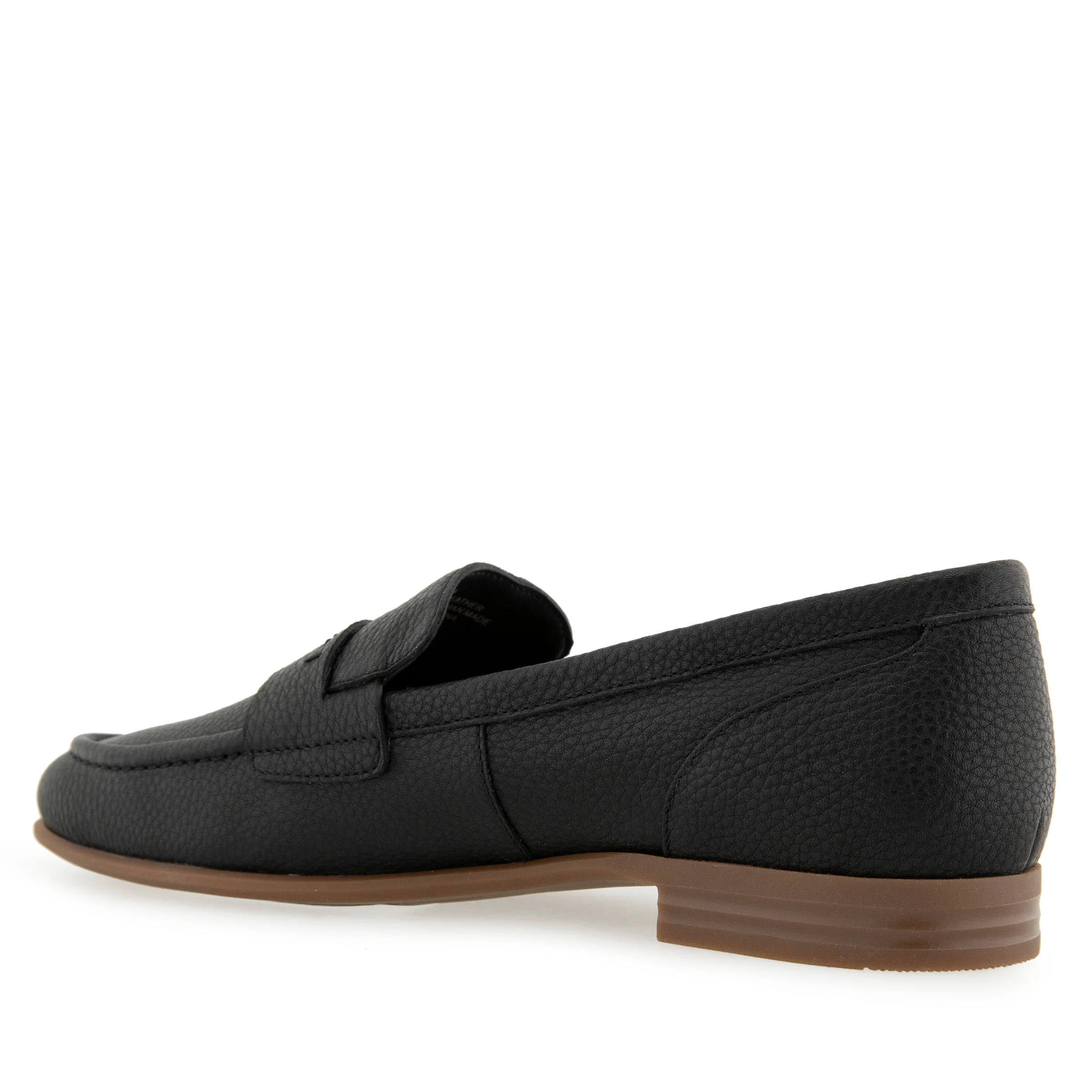 Winona Tailored Loafer | Black Pebbled Leather - Image 2