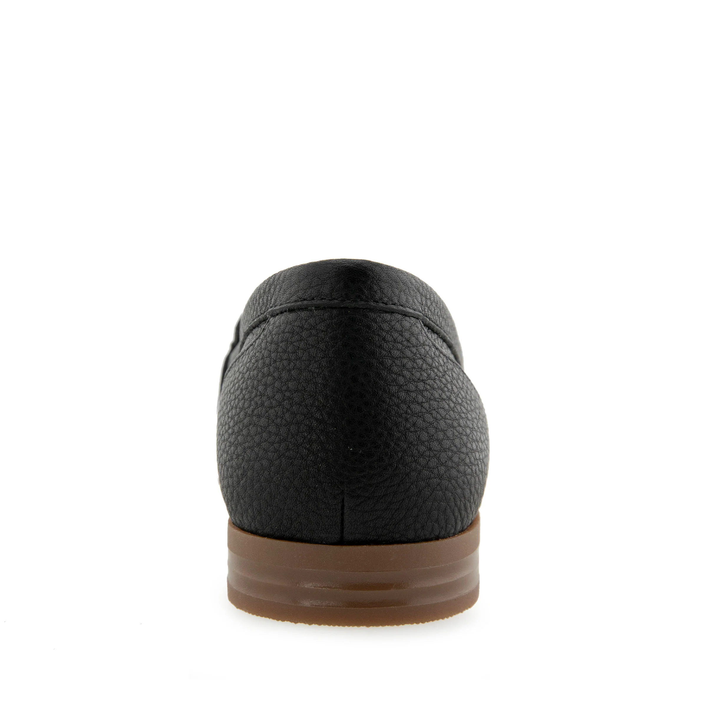 Winona Tailored Loafer | Black Pebbled Leather - Image 4