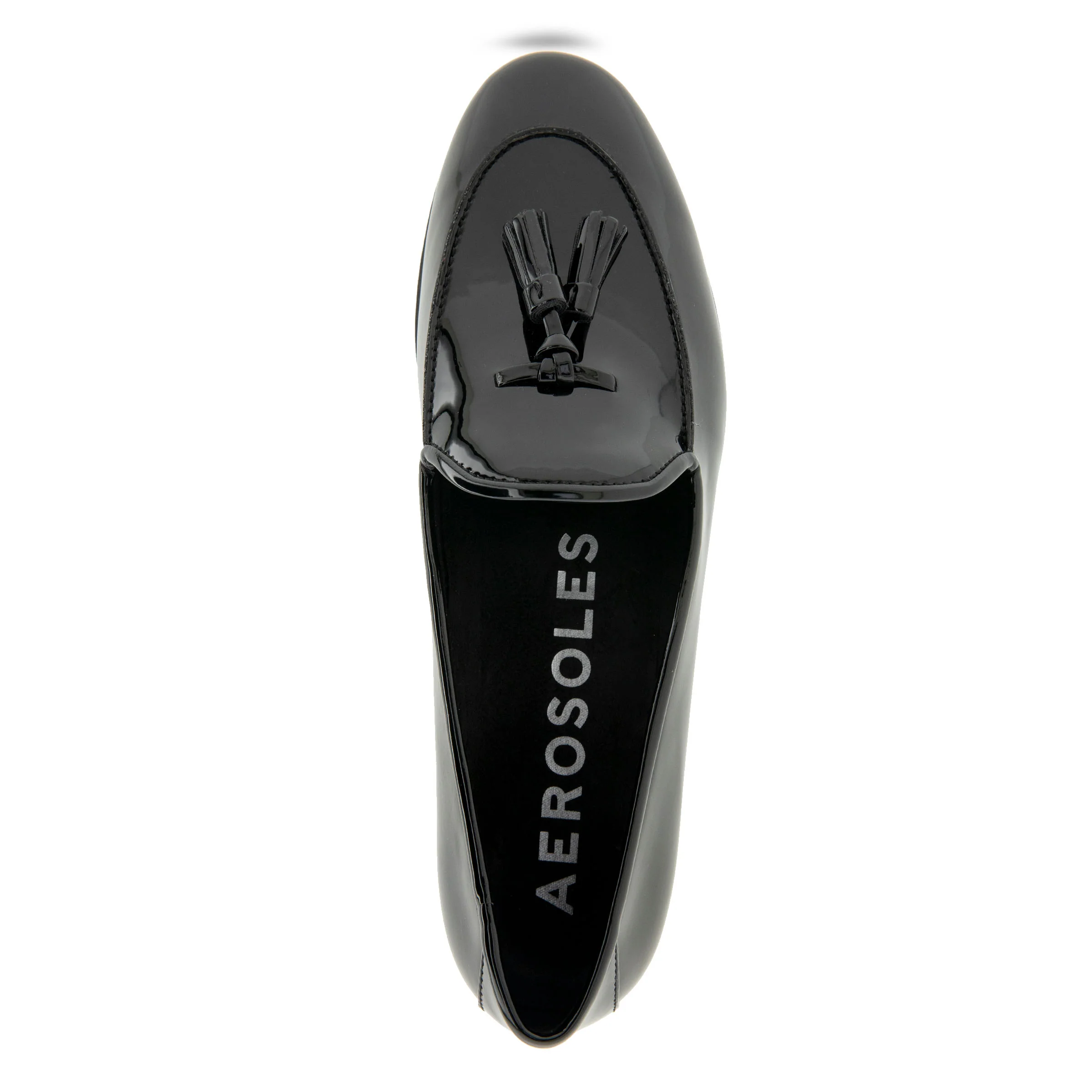 Wuster Casual Flat | Black Patent Faux Leather - Image 3