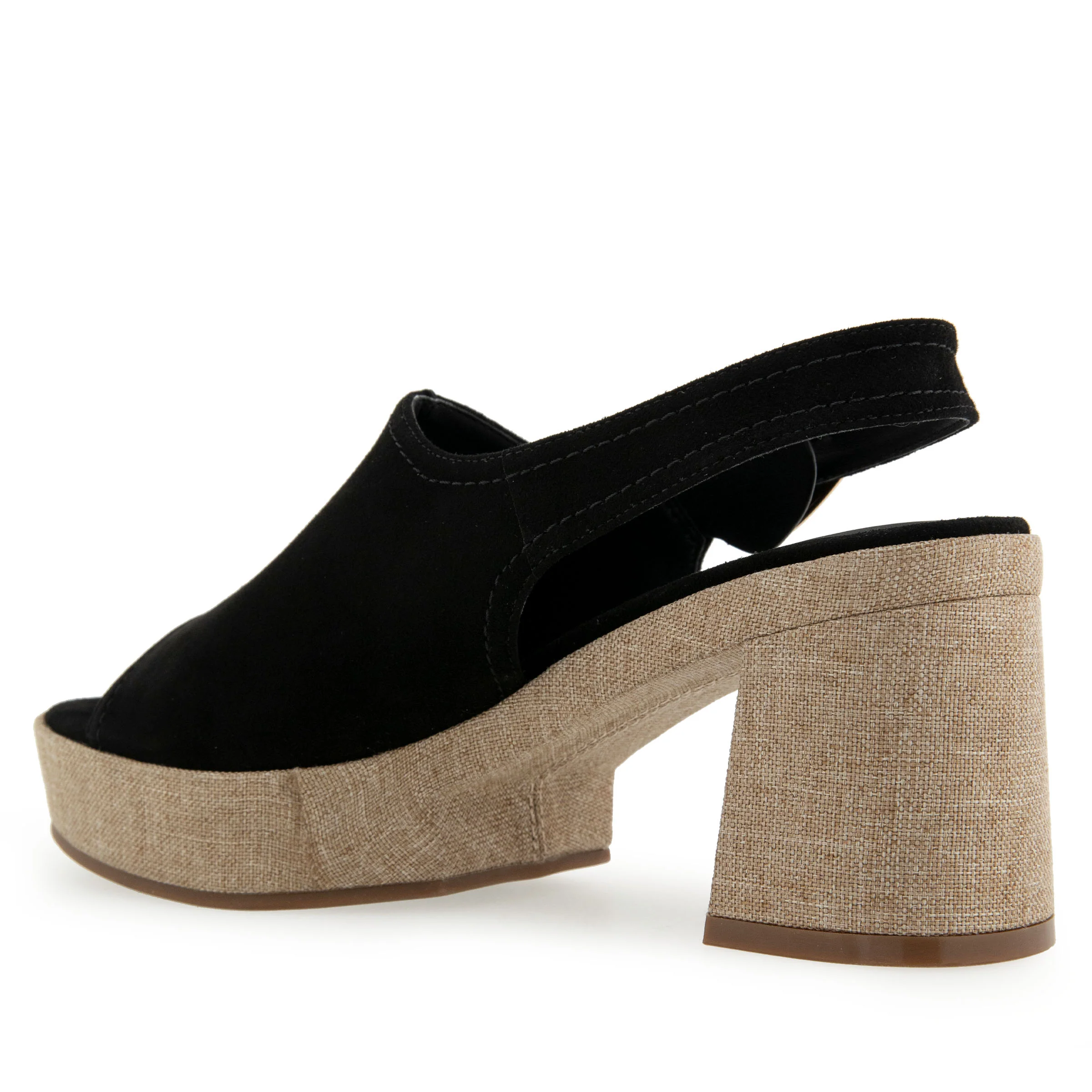 Zella Sandal Dress Platform | Black Suede - Image 2