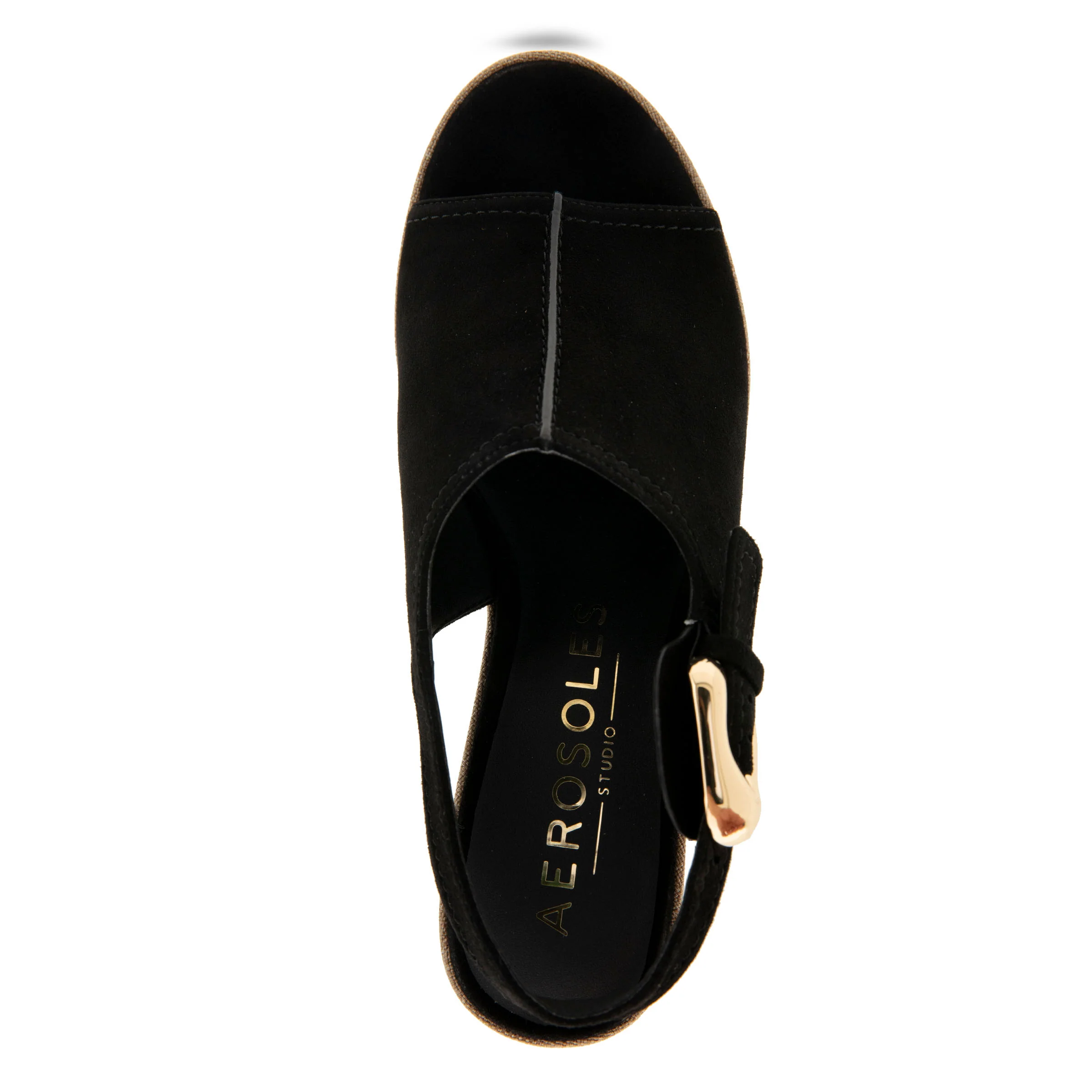 Zella Sandal Dress Platform | Black Suede - Image 3
