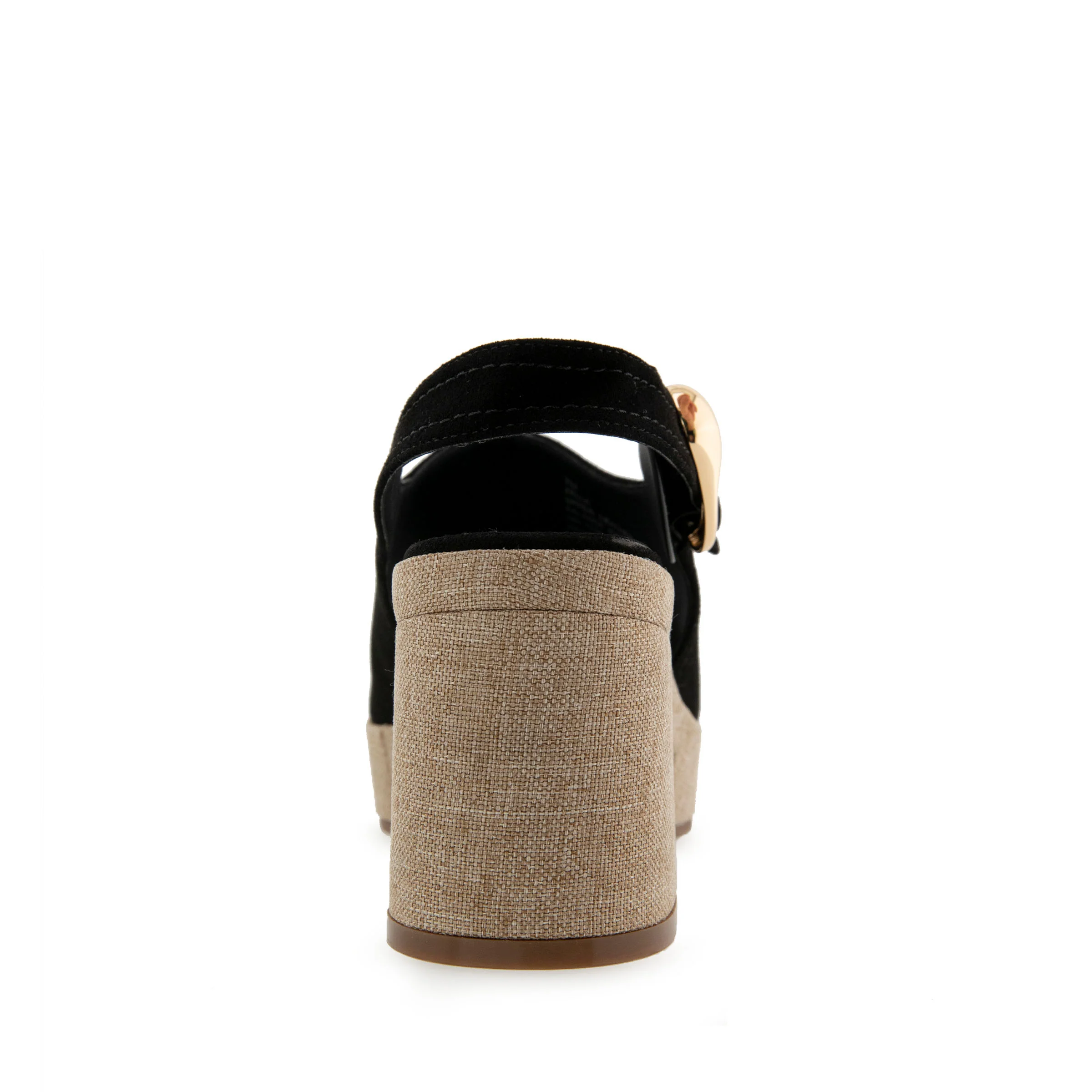 Zella Sandal Dress Platform | Black Suede - Image 4