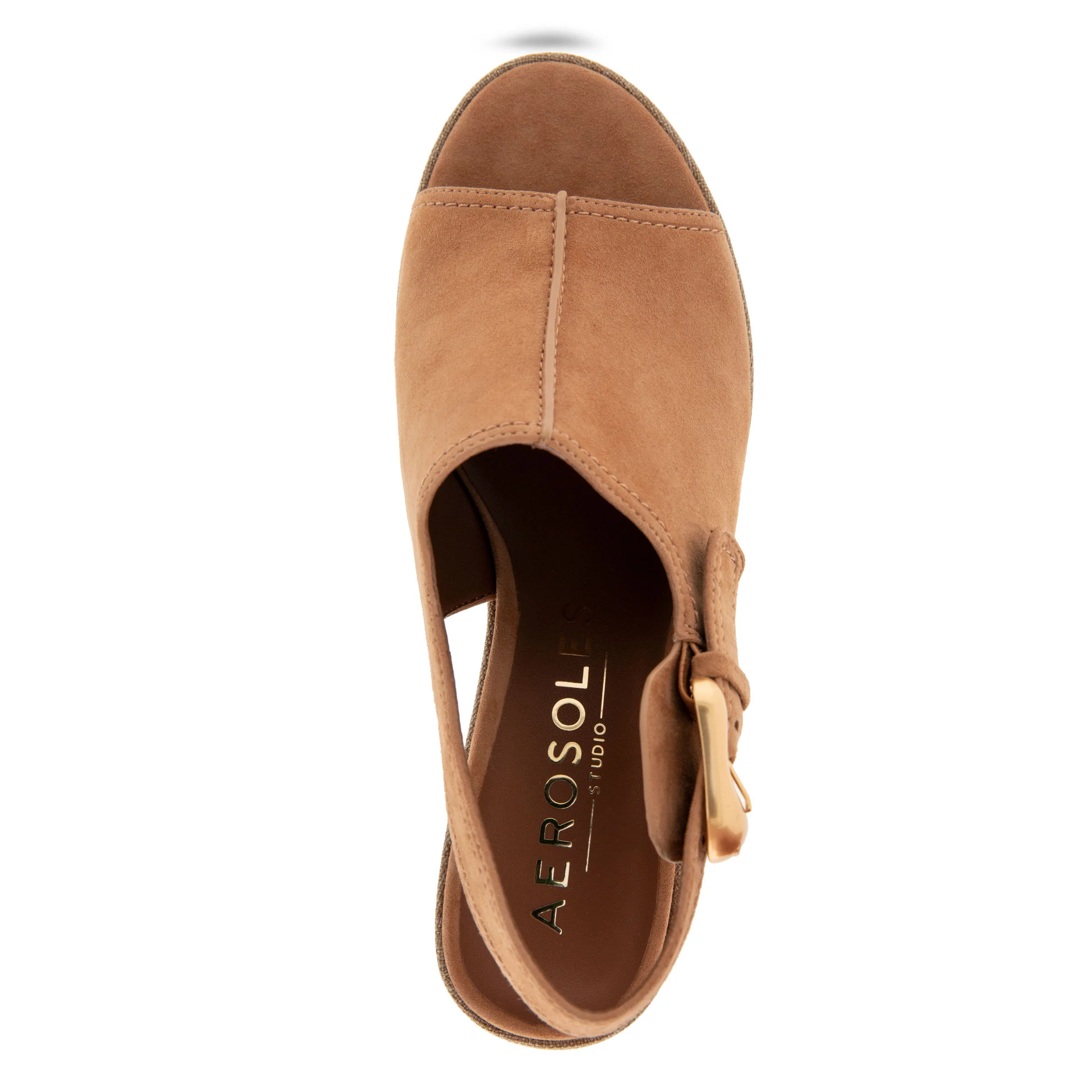 Zella Sandal Dress Platform | Tan Suede - Image 3