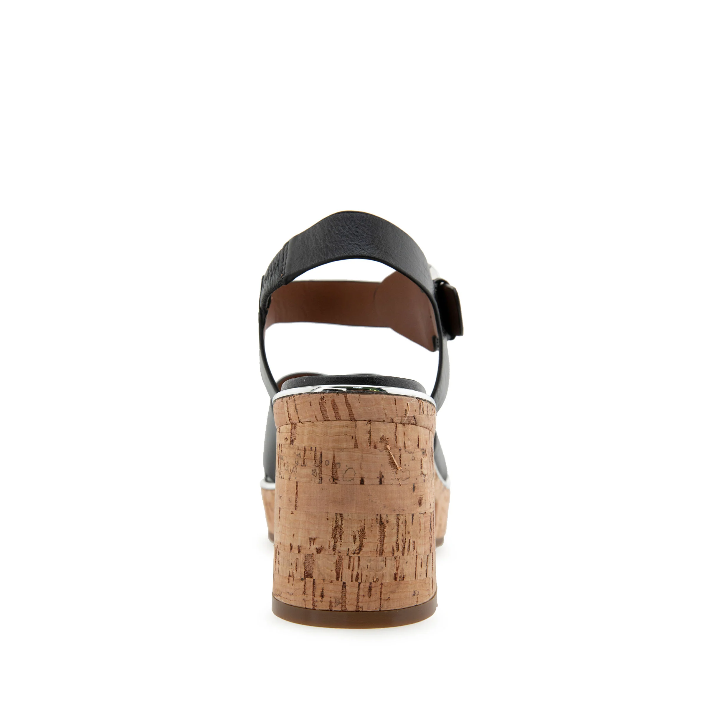 Zephyr Sandal Dress Platform | Black Burnished Leather - Image 4