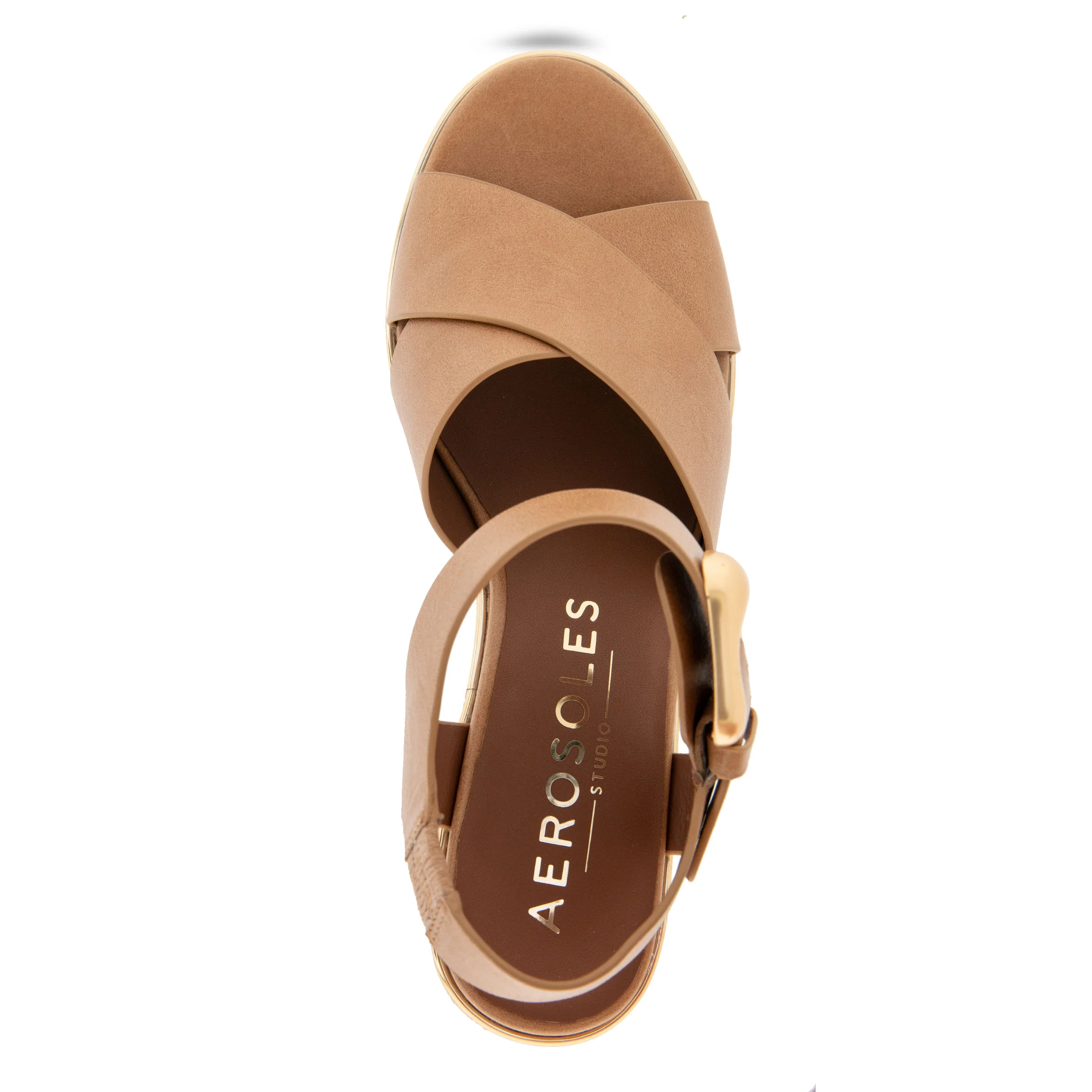 Zephyr Sandal Dress Platform | Tan Burnished Leather - Image 3
