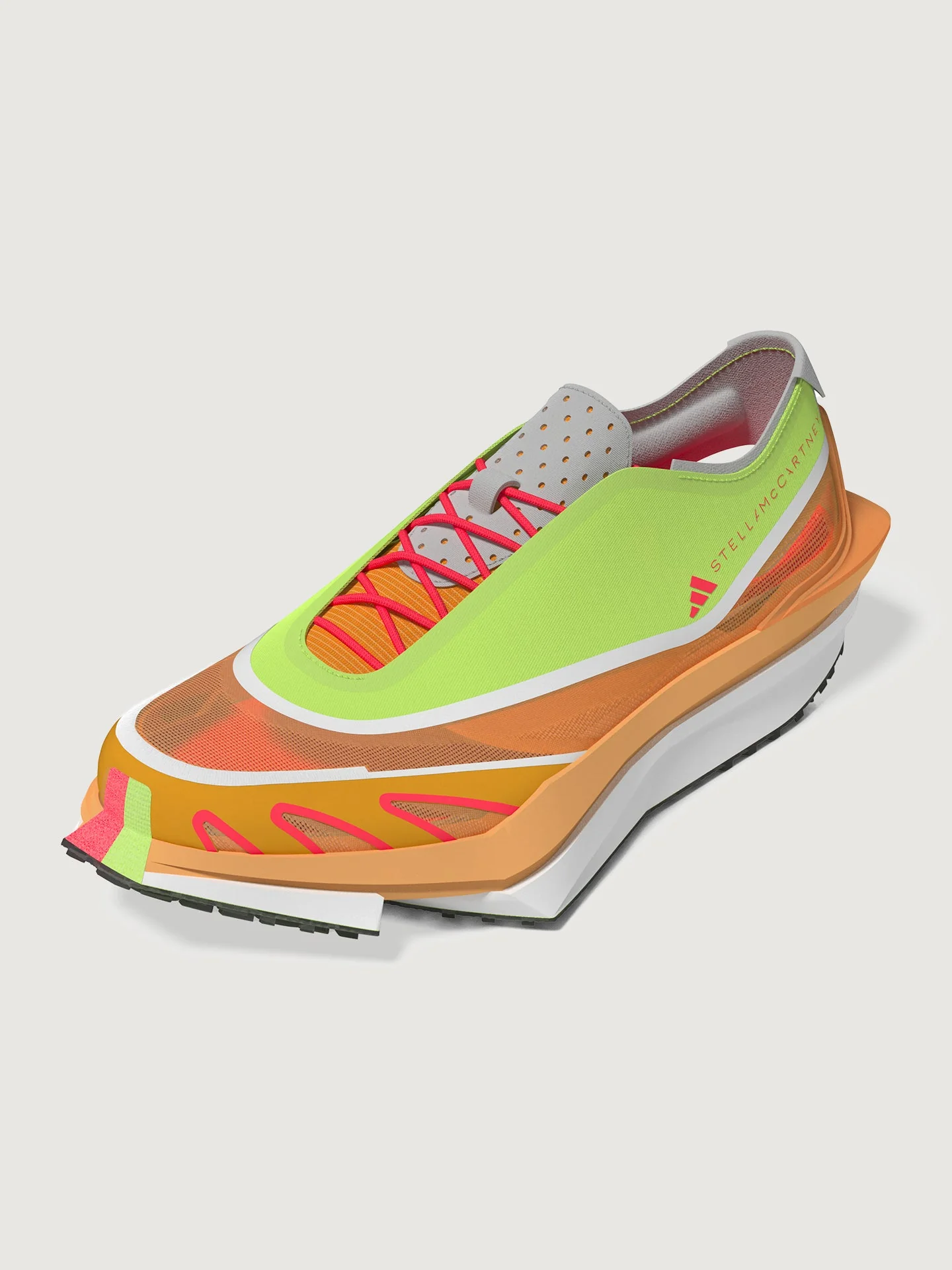 Adidas By Stella Mccartney | aSMC Earthlight Pro | Signal Green/Hazy Orange/White - Image 4