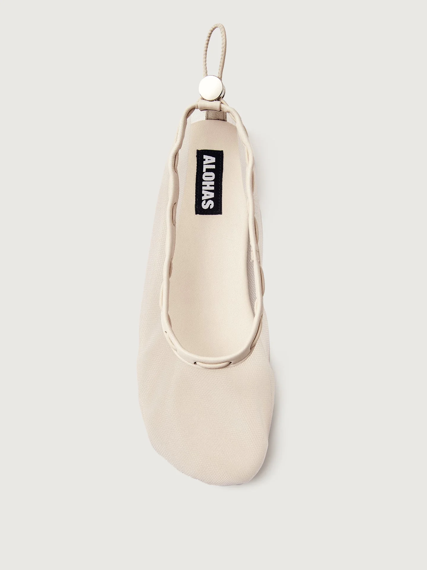Alohas | Gill Mesh | White Leather - Image 2