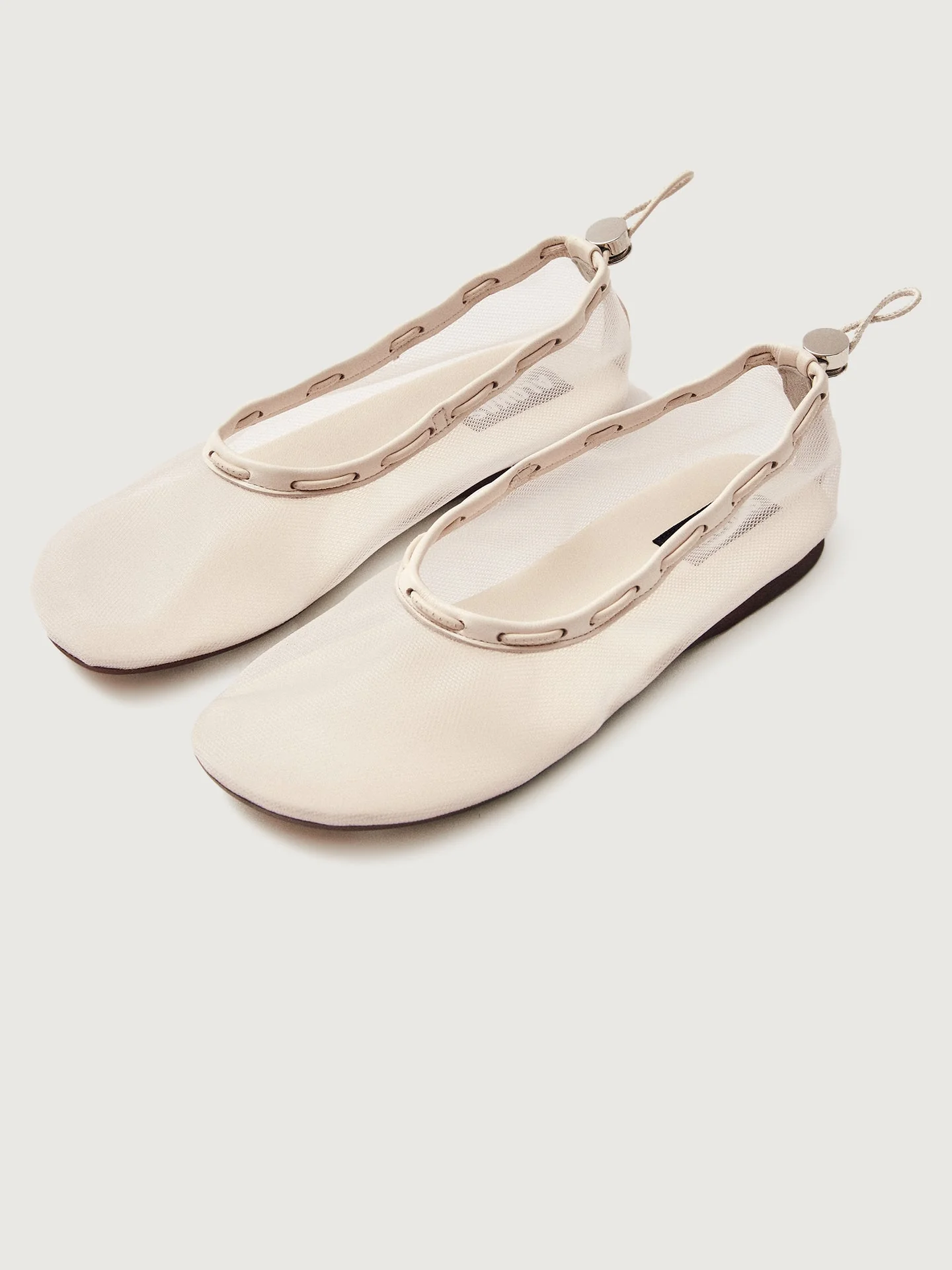 Alohas | Gill Mesh | White Leather - Image 3