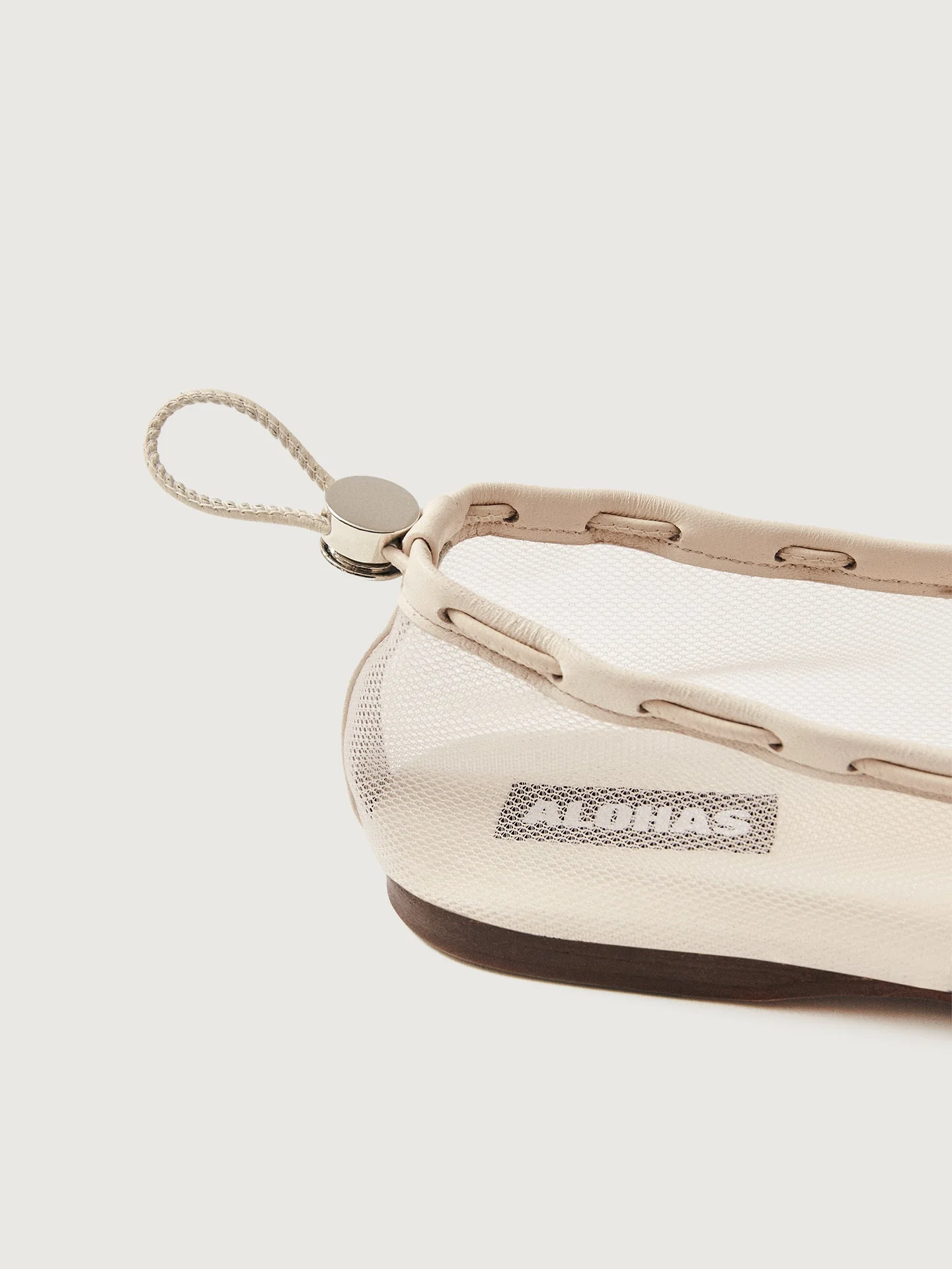 Alohas | Gill Mesh | White Leather - Image 5