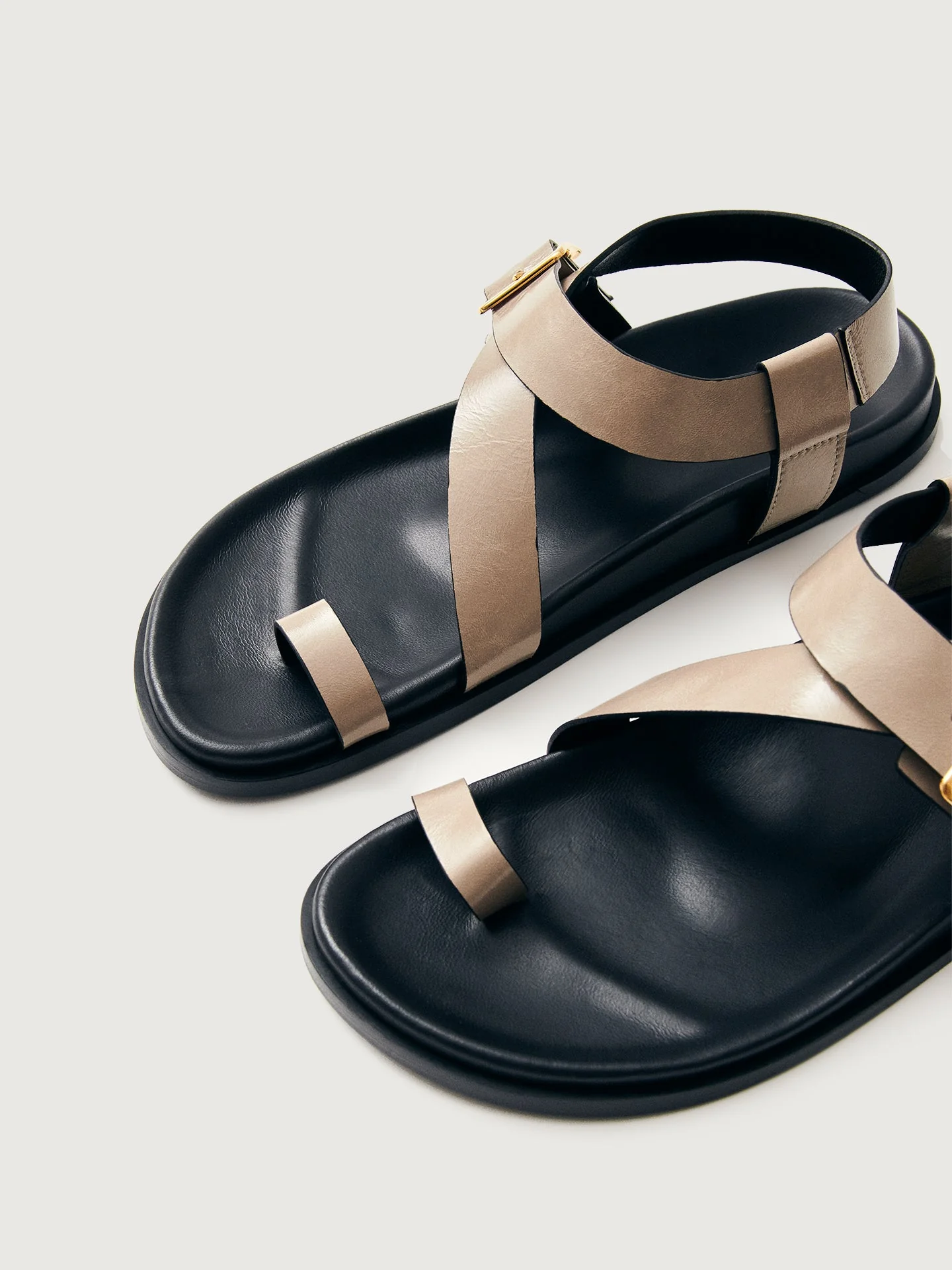 Alohas | Siren Sandal | Onix Stone Beige Leather - Image 3