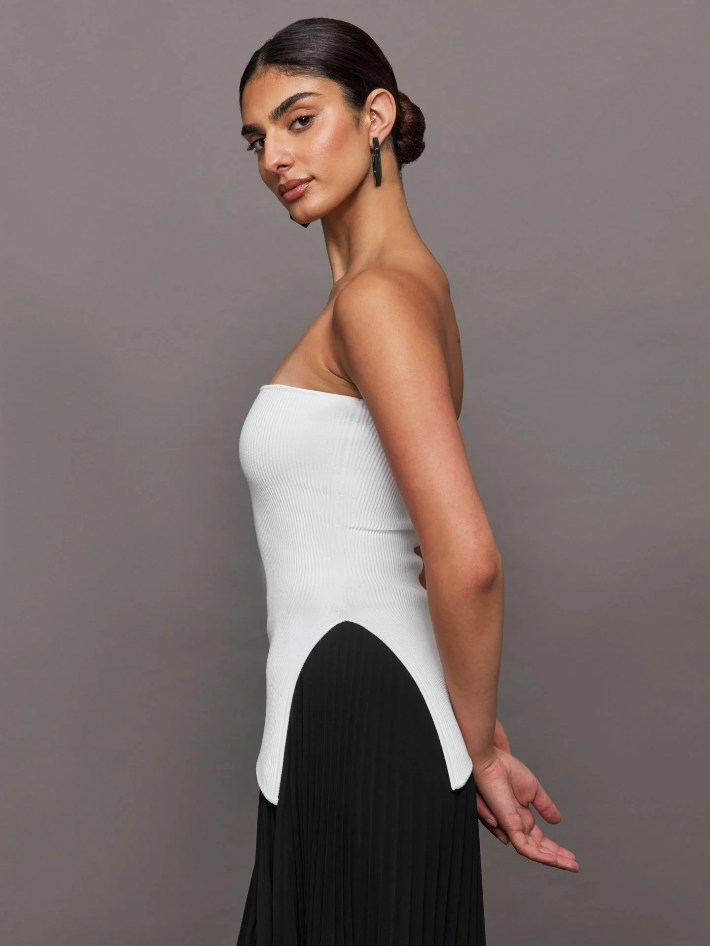 Carbon38 | Asymmetrical Sweater Top | Ivory - Image 4