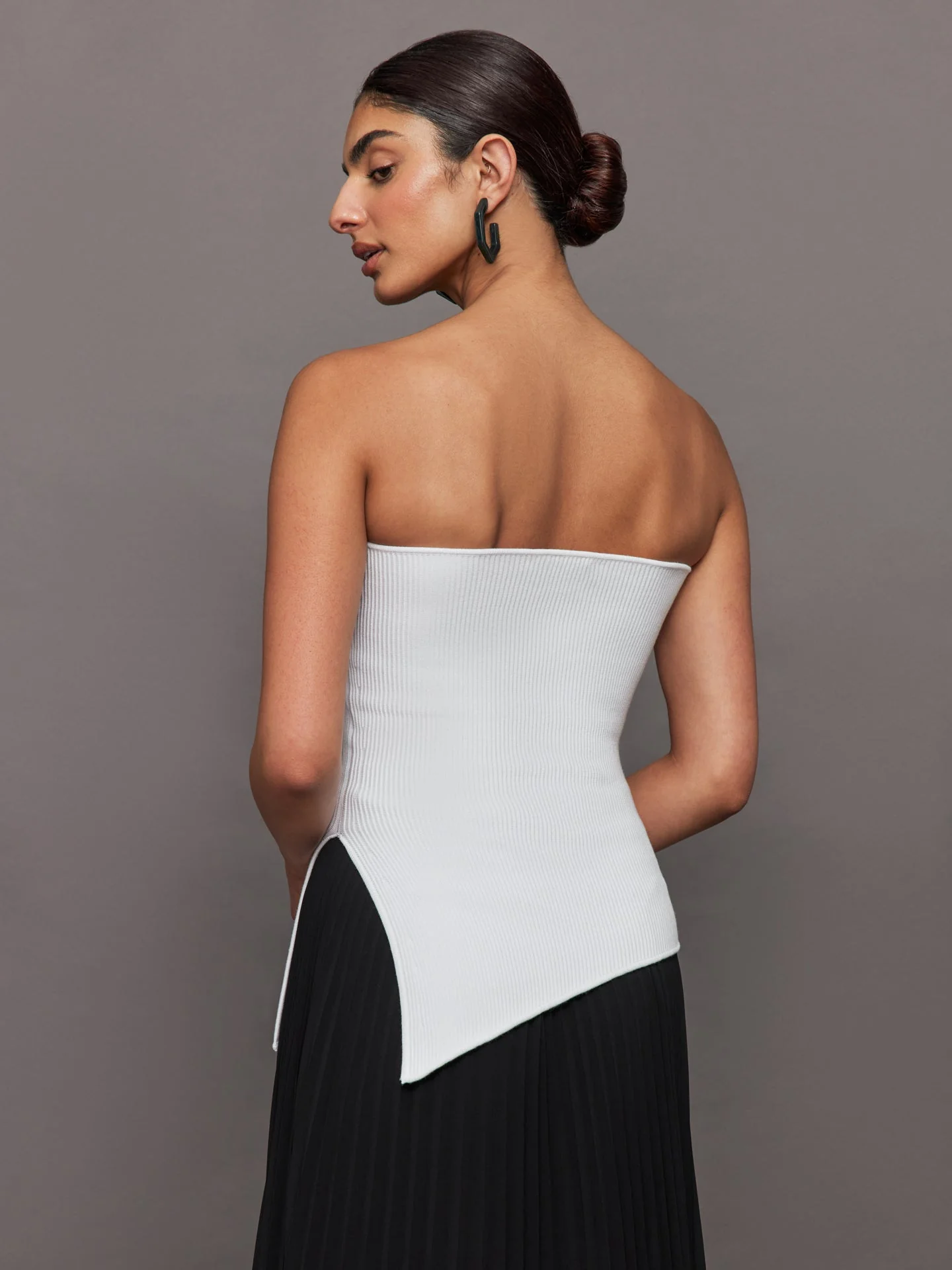 Carbon38 | Asymmetrical Sweater Top | Ivory - Image 5
