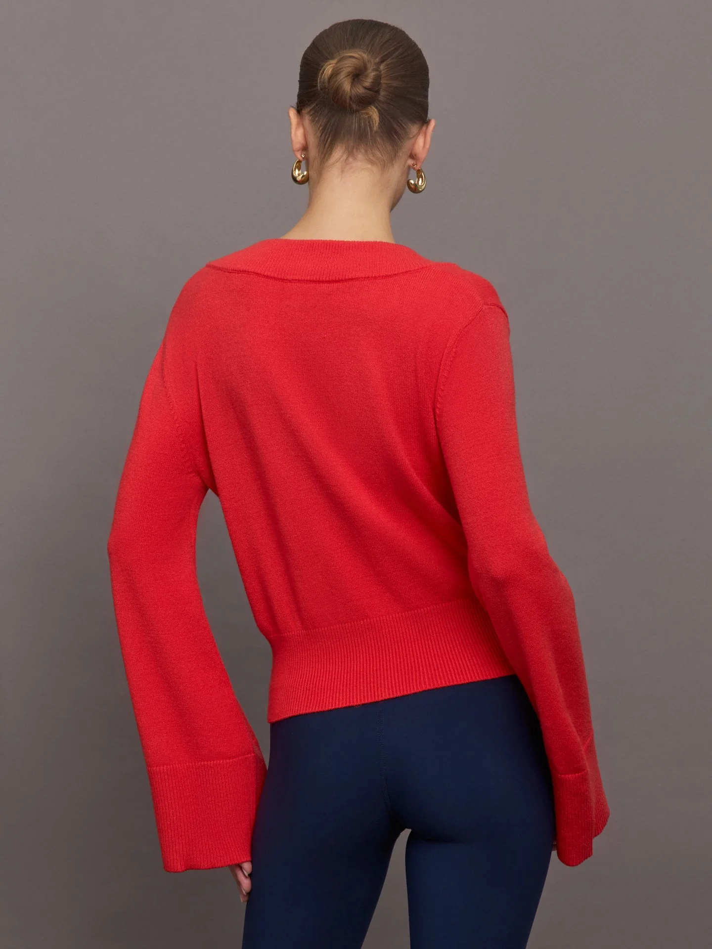 Carbon38 | Bell Sleeve Off Shoulder Sweater | Bittersweet - Image 5