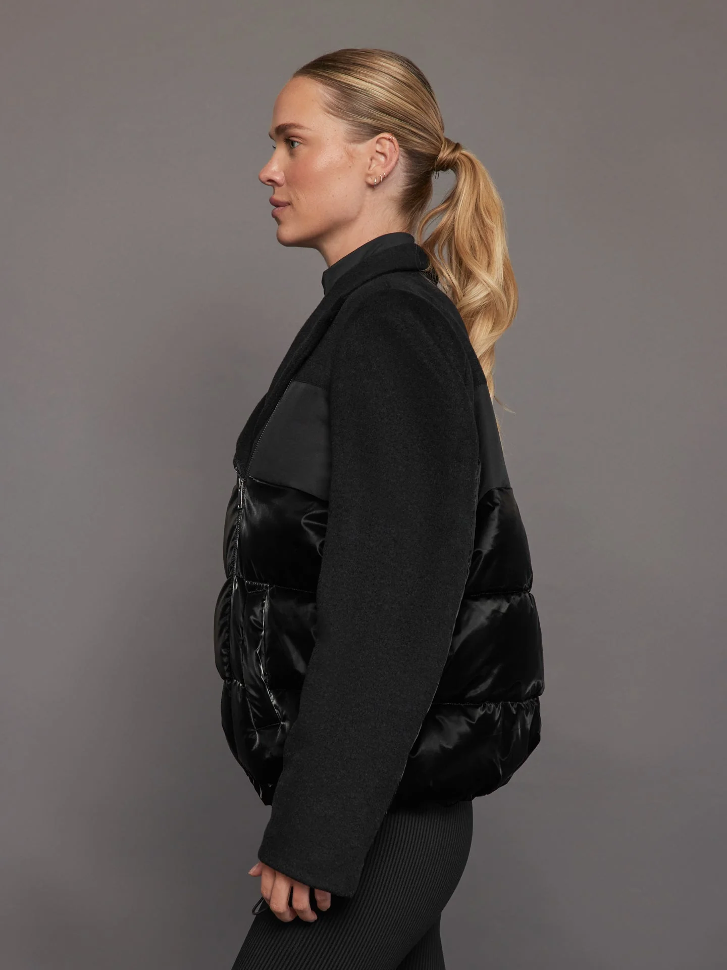 Carbon38 | Blazer Puffer | Black - Image 2