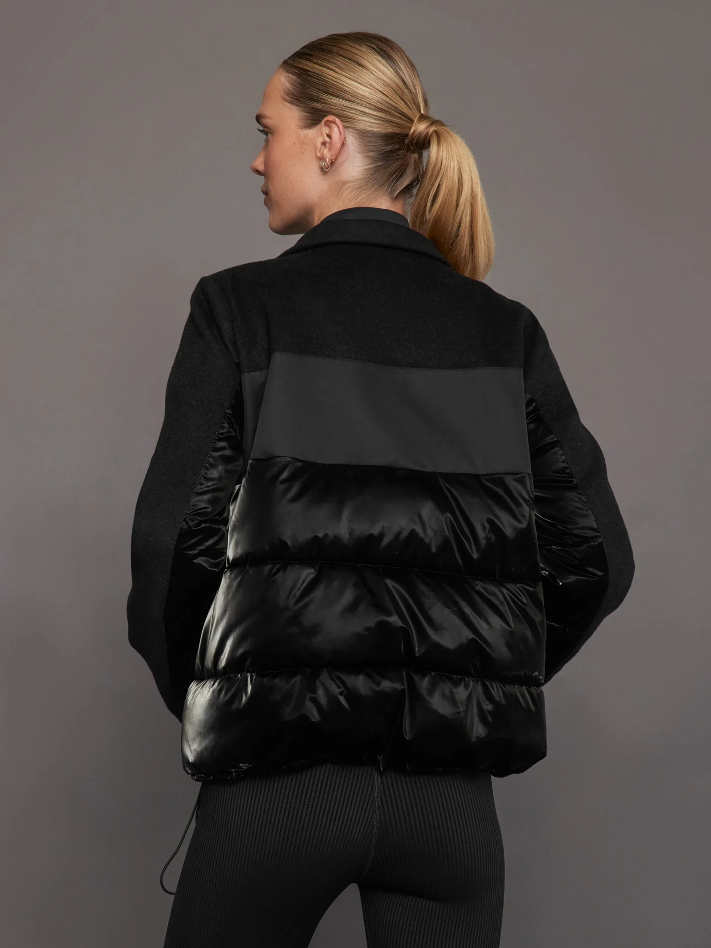Carbon38 | Blazer Puffer | Black - Image 3