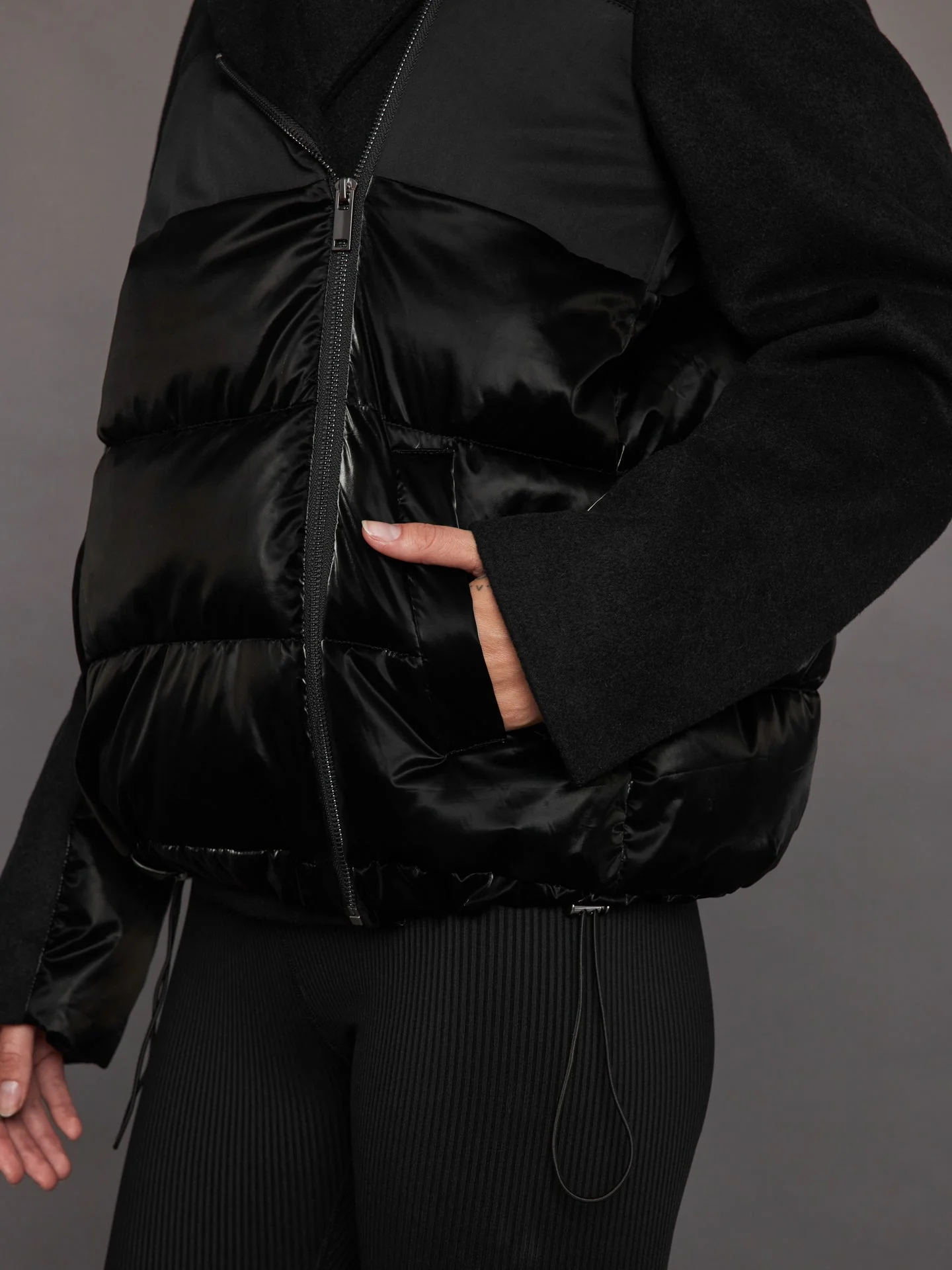 Carbon38 | Blazer Puffer | Black - Image 4