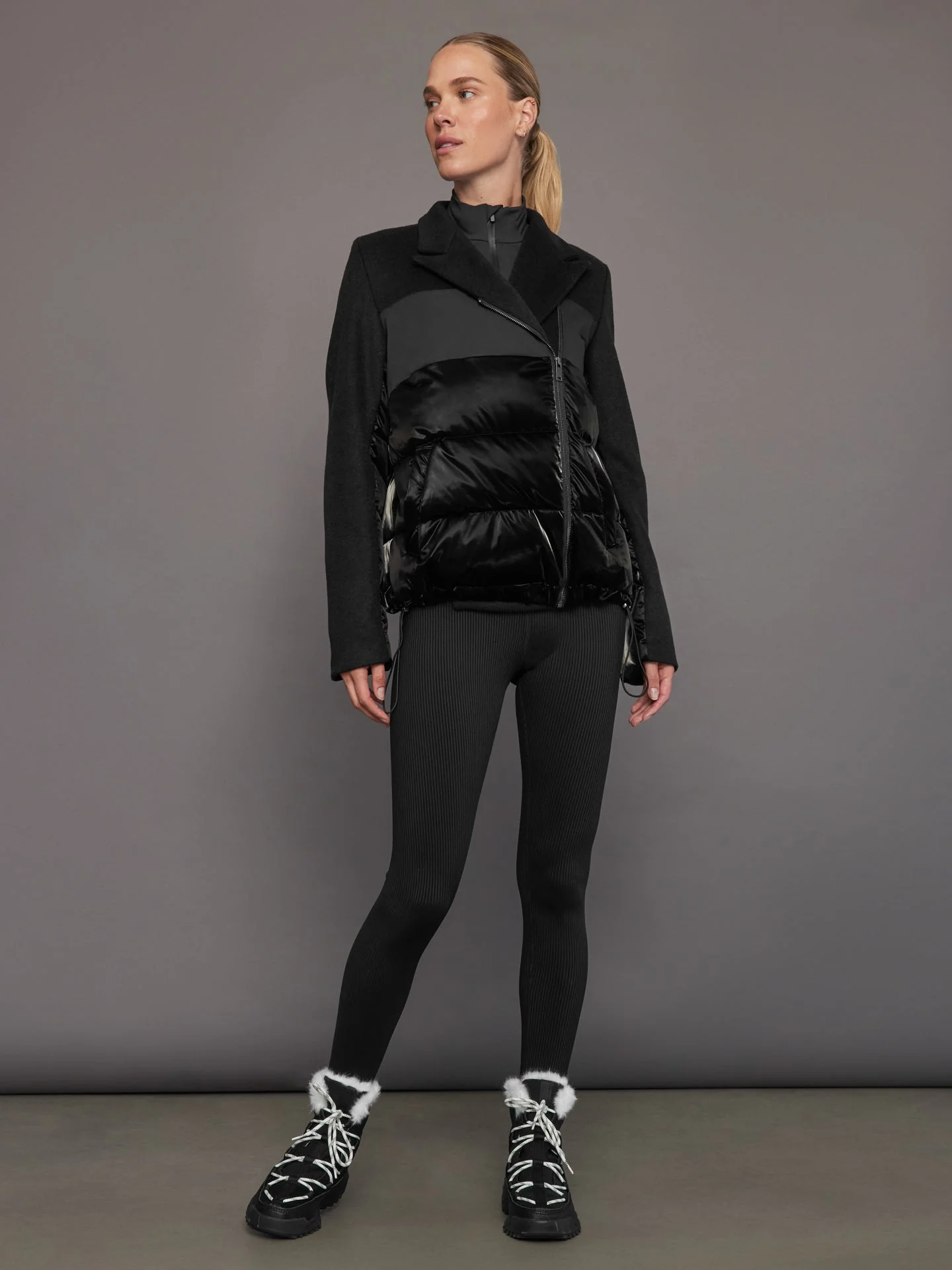 Carbon38 | Blazer Puffer | Black - Image 5