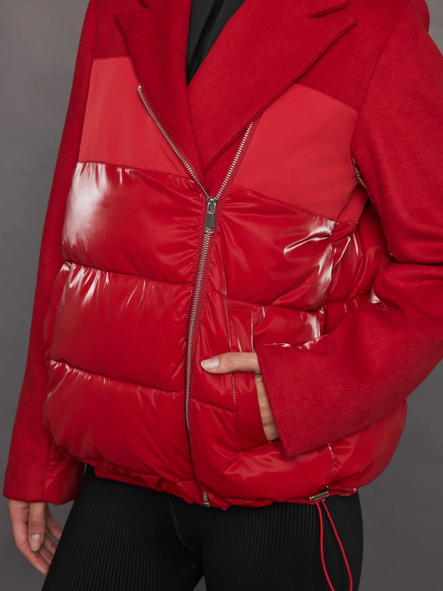 Carbon38 | Blazer Puffer | Haute Red - Image 4