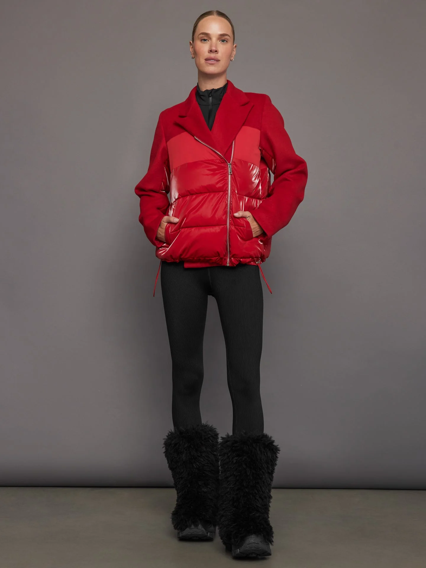 Carbon38 | Blazer Puffer | Haute Red - Image 5
