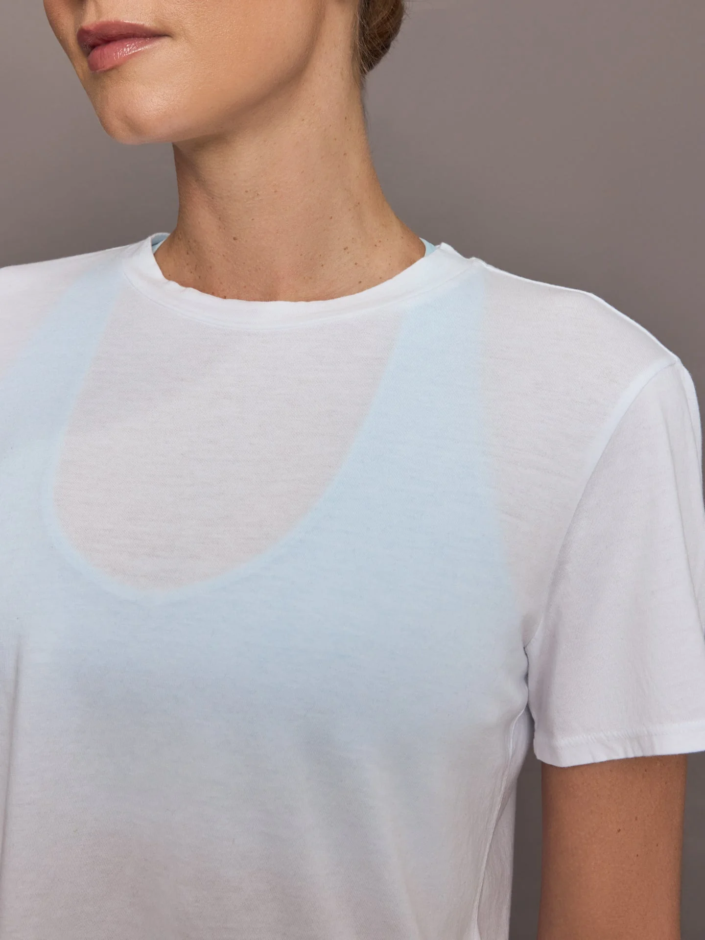 Carbon38 | Boxy Crop Tee | White - Image 5