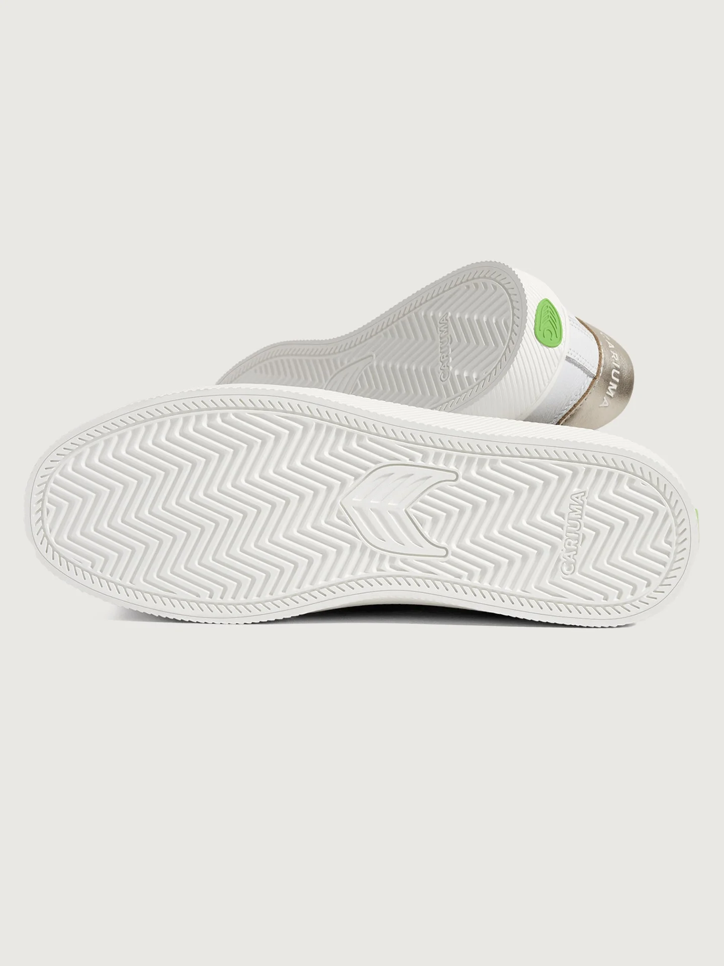 Cariuma | Salvas Premium Leather | White/Metallic Gold & Ice - Image 5