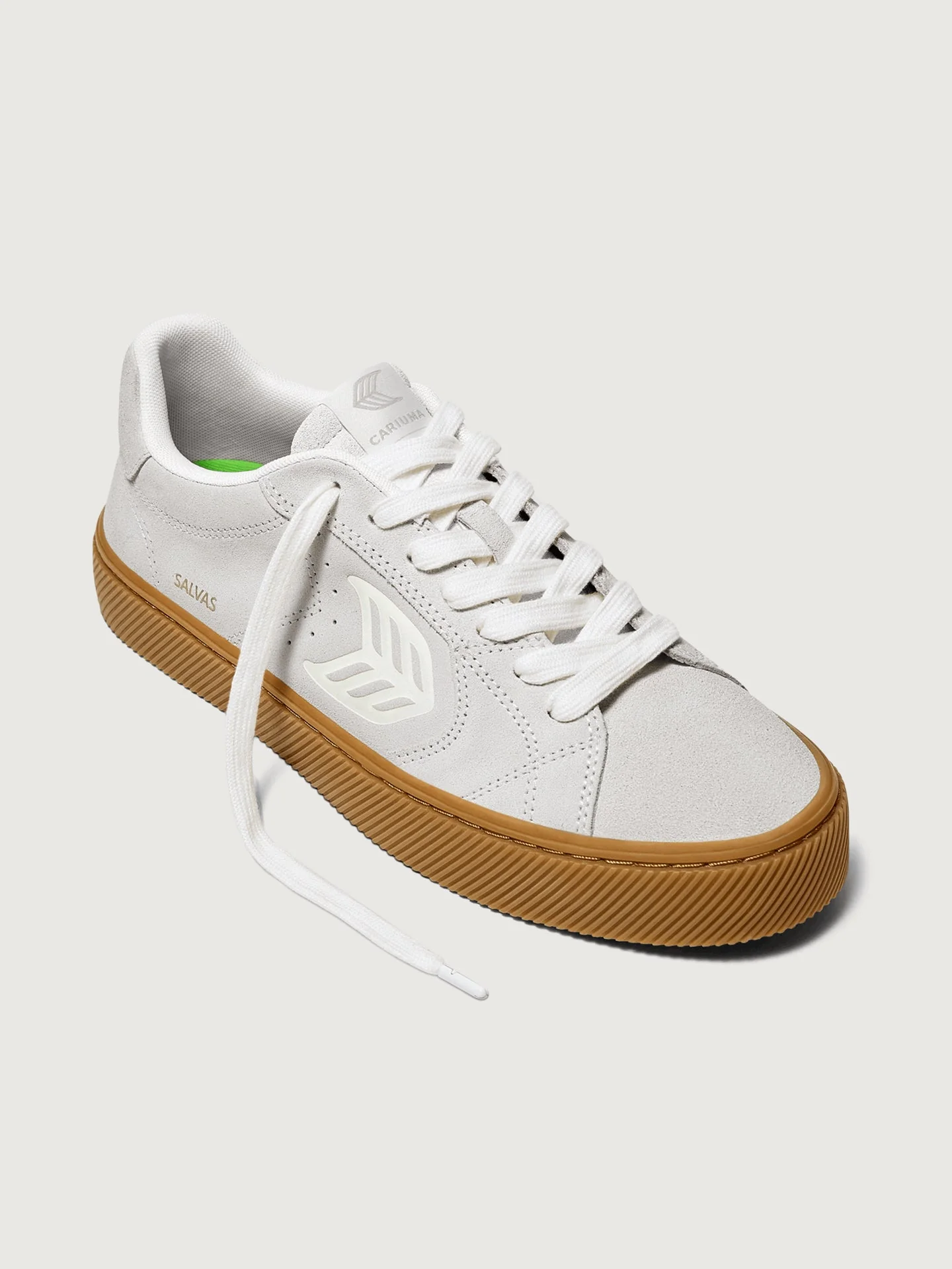 Cariuma | Salvas Suede | Smoke White Gum/Off-White - Image 2
