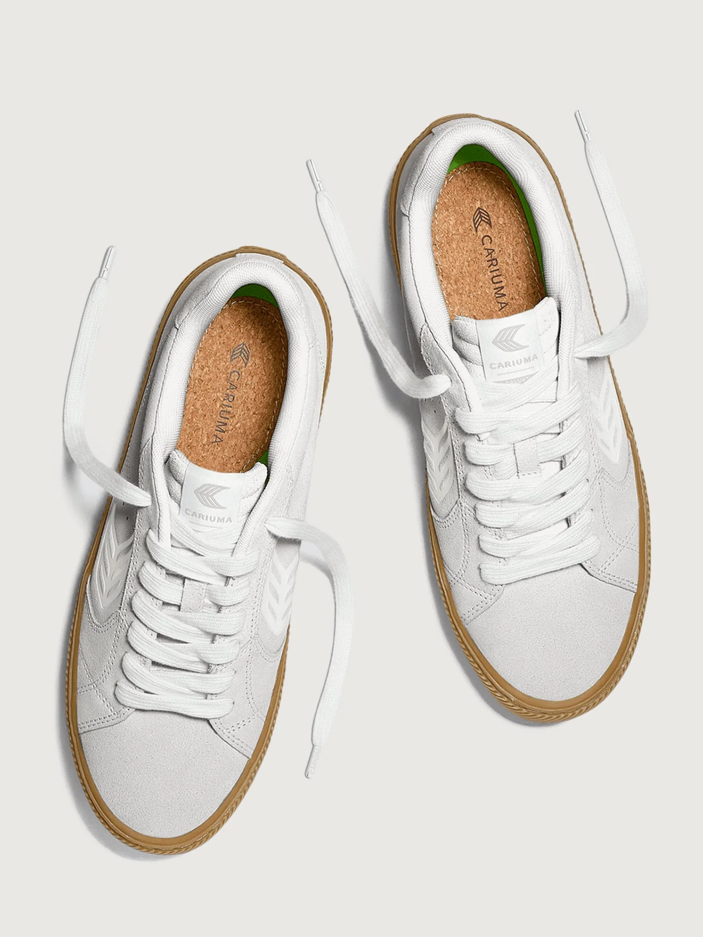 Cariuma | Salvas Suede | Smoke White Gum/Off-White - Image 3