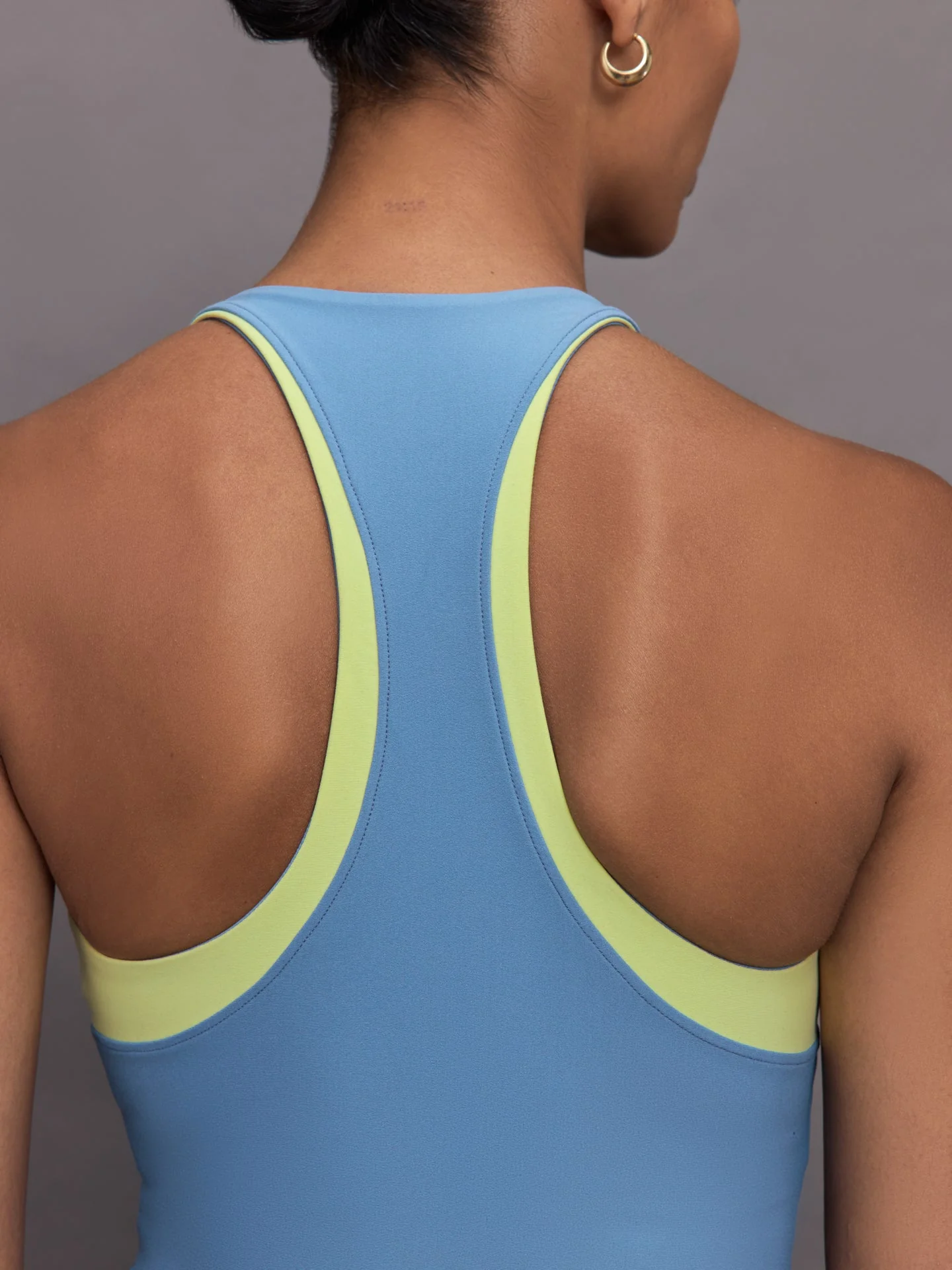 Carbon38 | Colorblock High Neck Tank | Coronet Blue/Charlock - Image 5