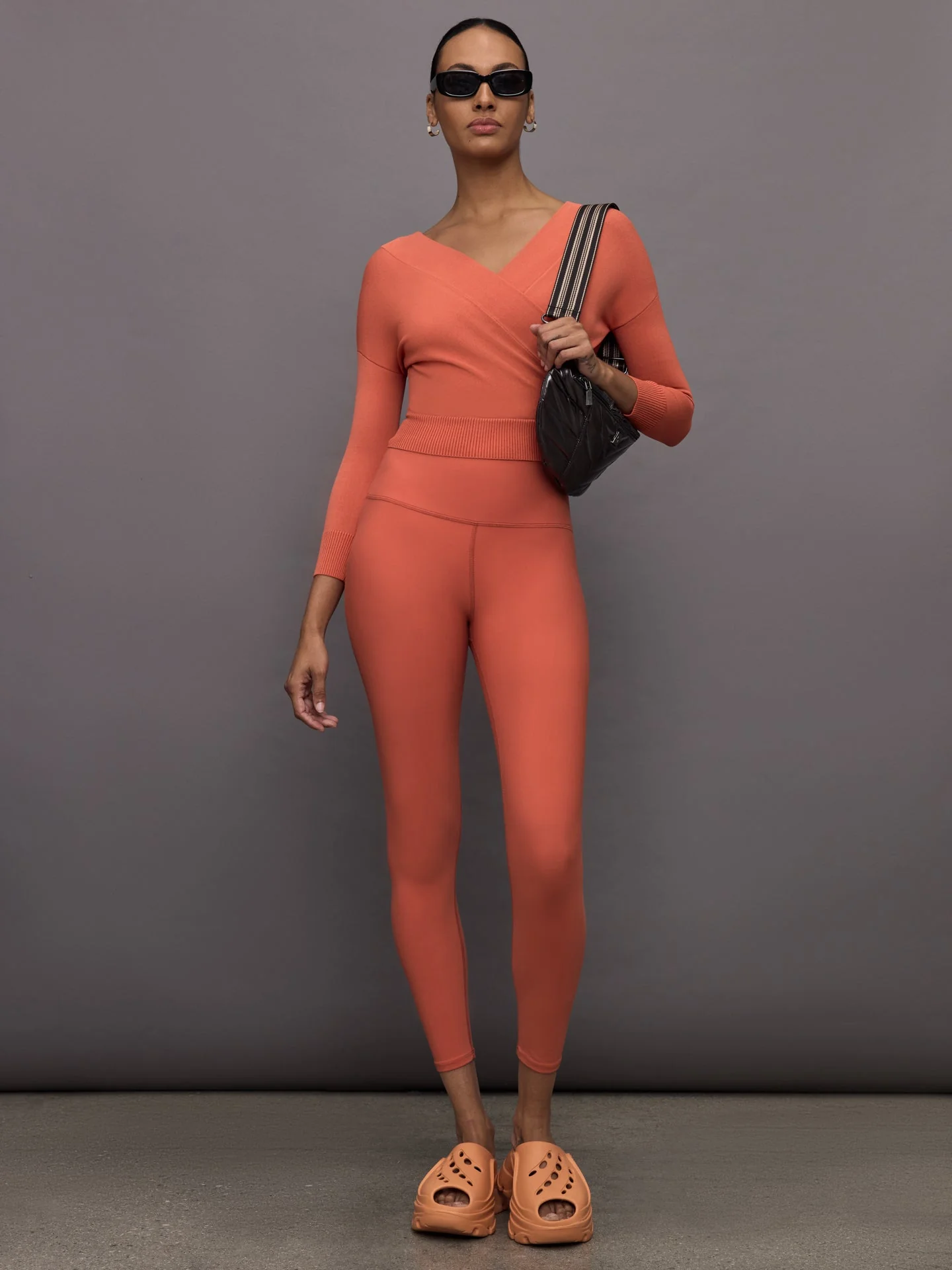 Carbon38 | Cross Over Sweater | Burnt Sienna - Image 2