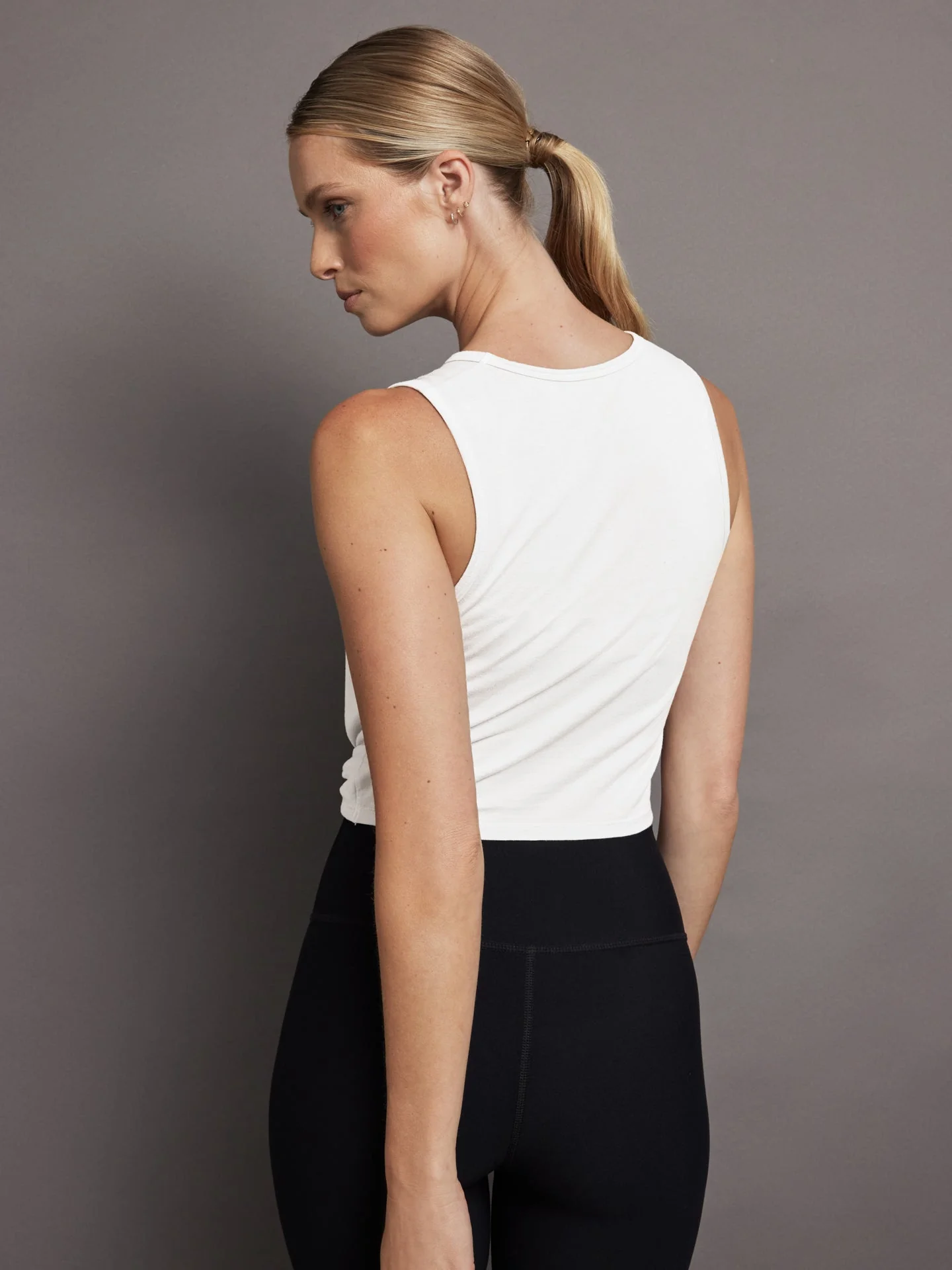 Carbon38 | Front Twist Tank | White - Image 4
