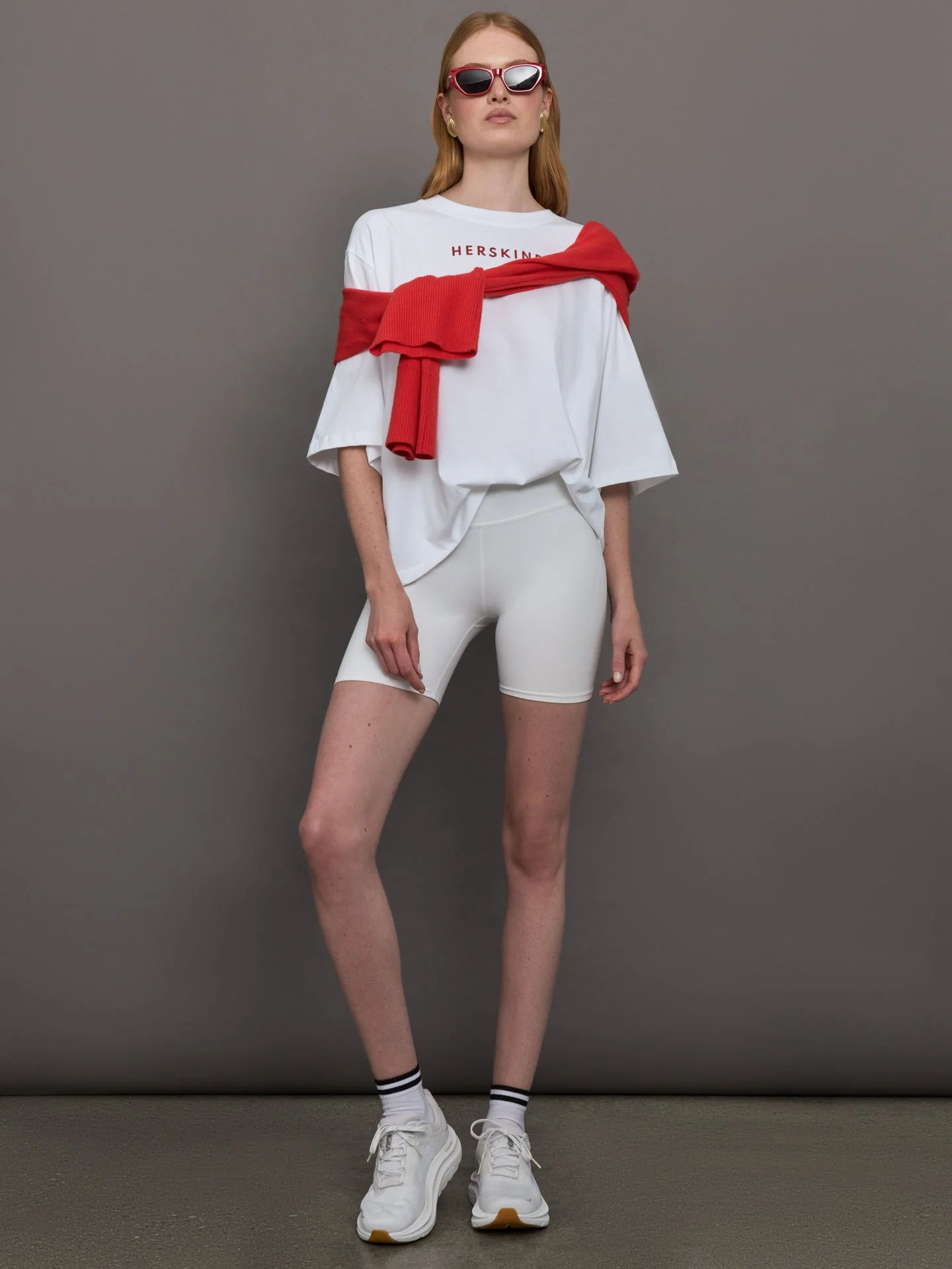 Herskind | Herskind Tshirt | White - Red Logo - Image 2