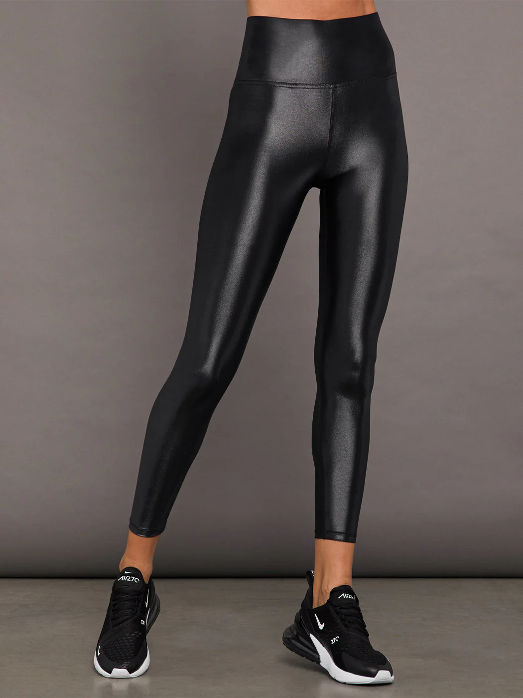 High Rise 7/8 Legging in Takara Shine | Black