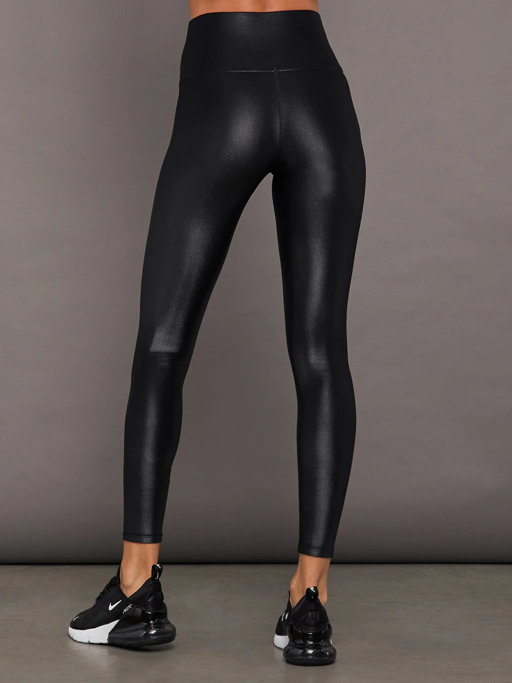 High Rise Full-Length Legging in Takara Shine | Black - Image 6