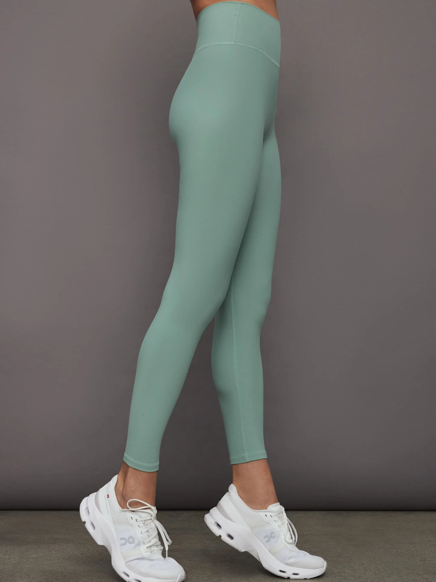 Carbon38 | High Rise Legging in Melt | Granite Green - Image 2