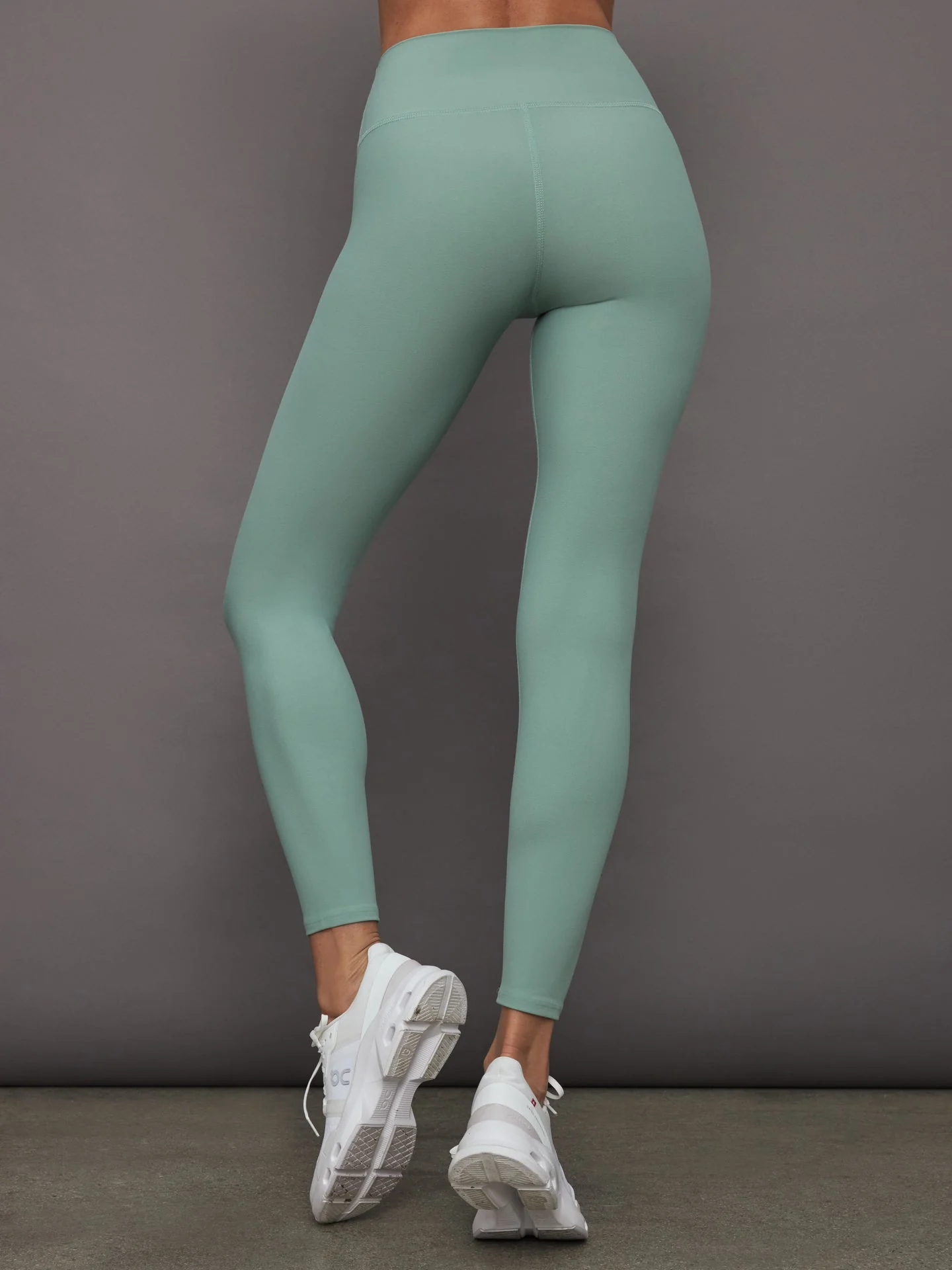 Carbon38 | High Rise Legging in Melt | Granite Green - Image 3