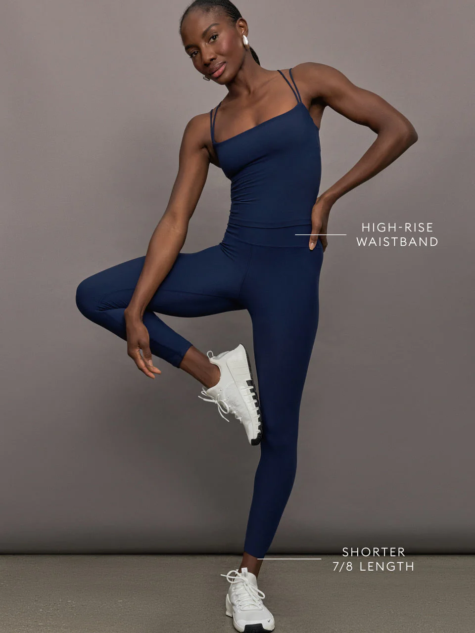High Rise Legging in Melt | Navy Blazer - Image 3