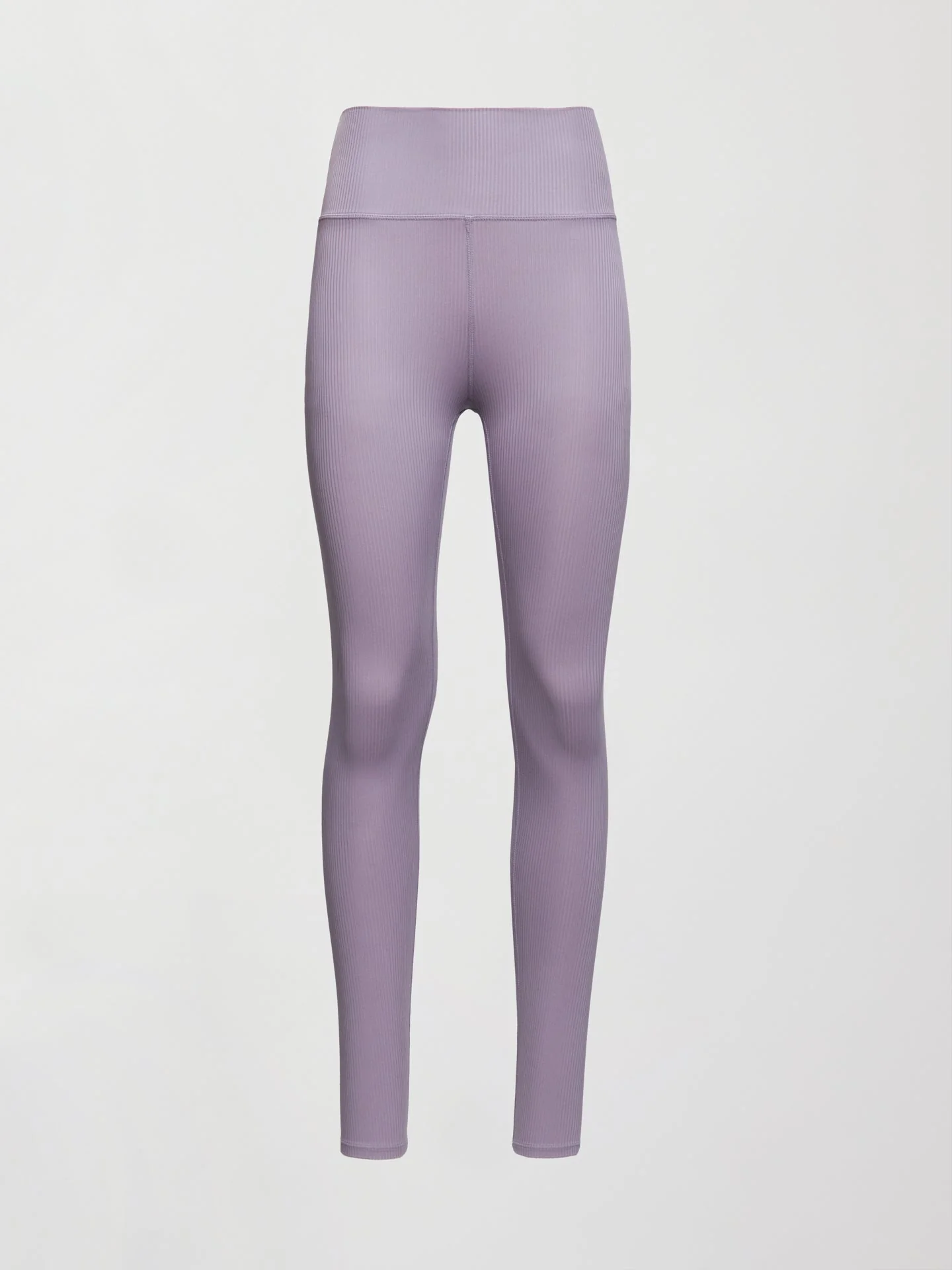 Carbon38 | High Rise Legging in Ribbed Melt | Lavender Grey - Image 5