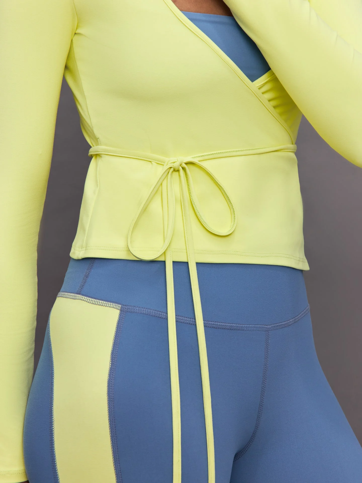 Carbon38 | Long Sleeve Tie Top in Melt | Charlock - Image 3
