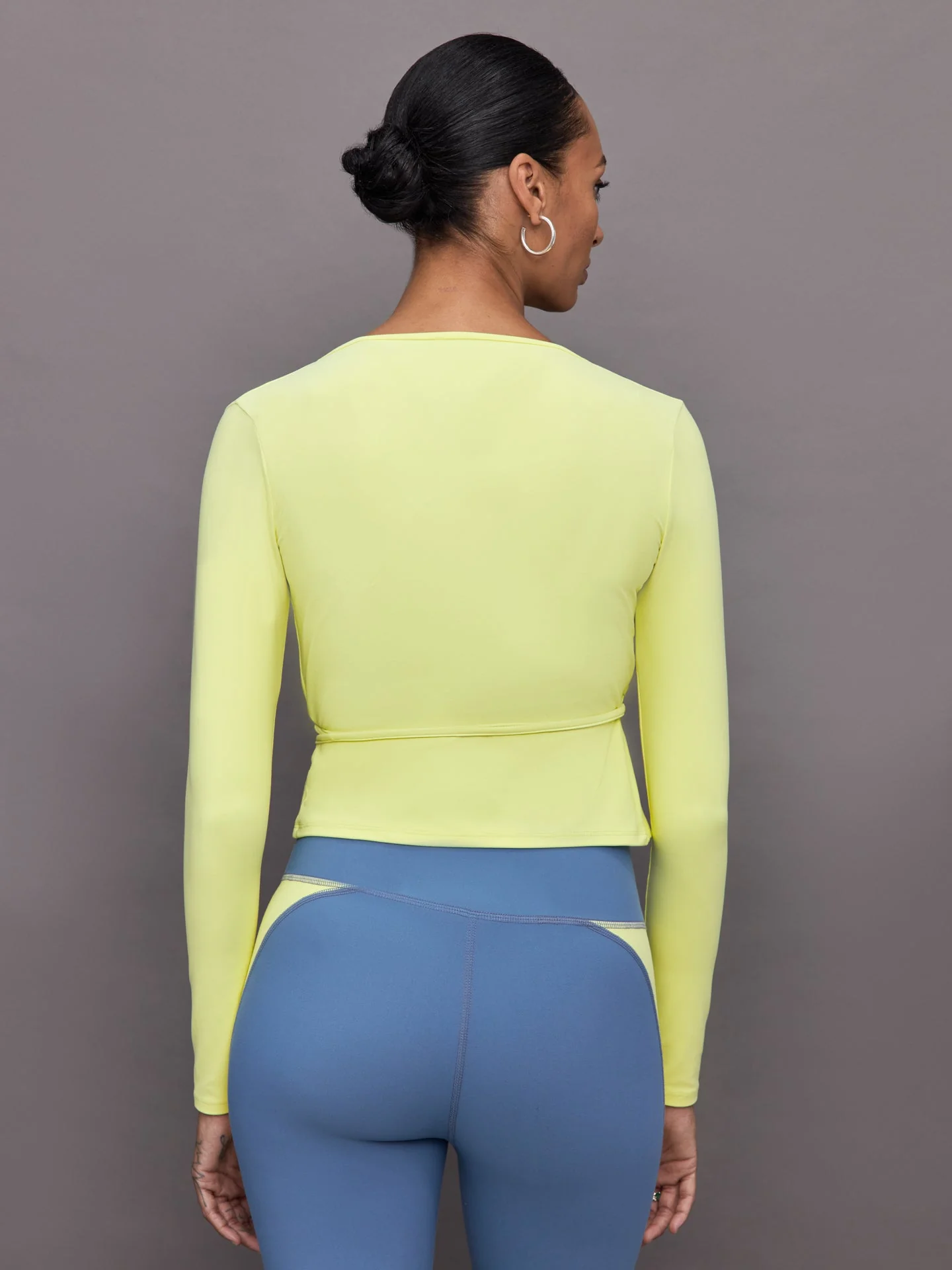 Carbon38 | Long Sleeve Tie Top in Melt | Charlock - Image 4