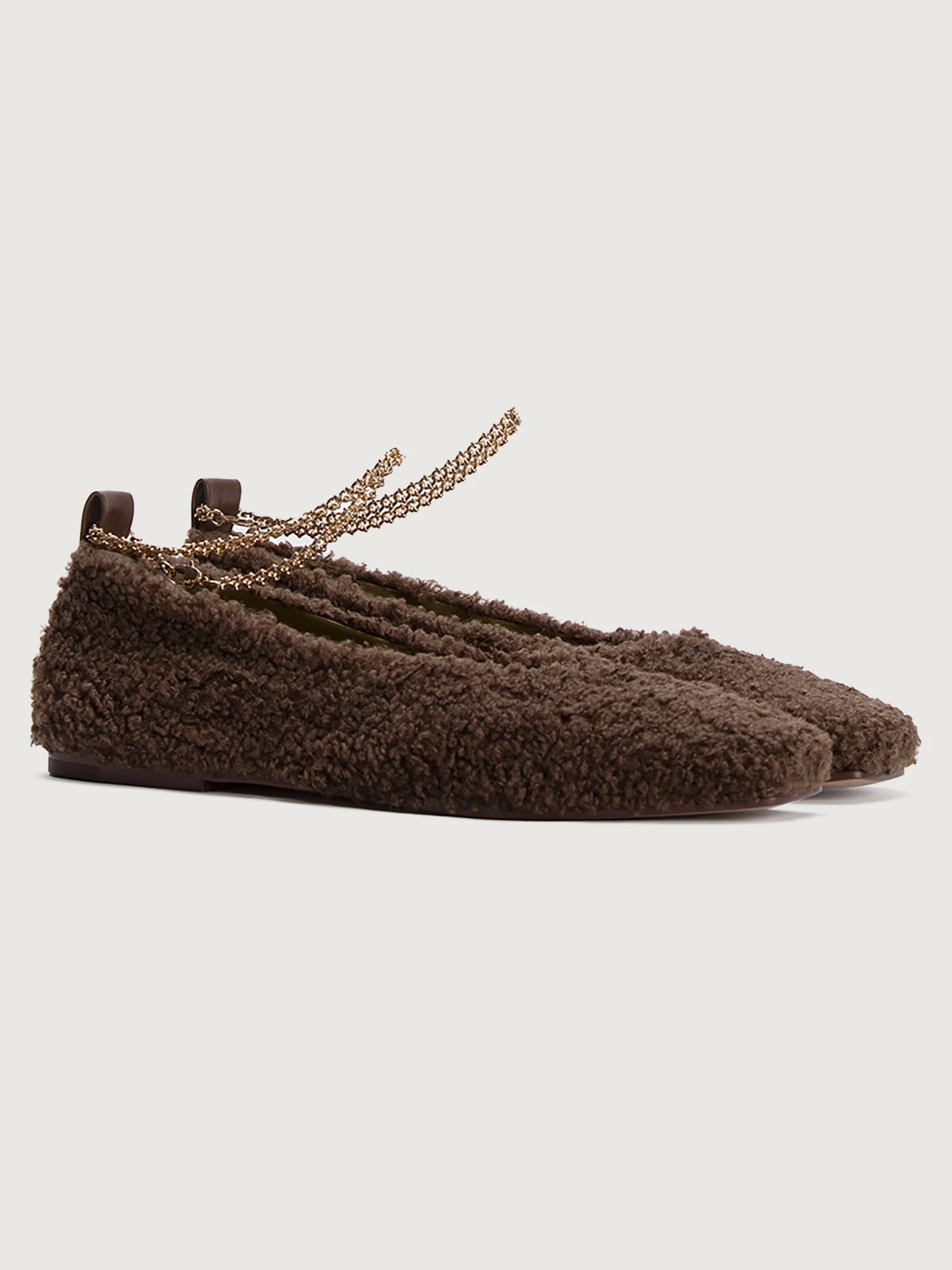 Maria Luca | Augusta Teddy Ballet Flat | Chocolate - Image 2