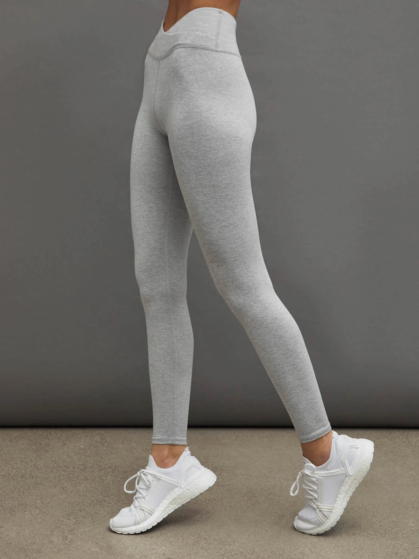 Carbon38 | Melange Legging | Light Heather Grey - Image 2