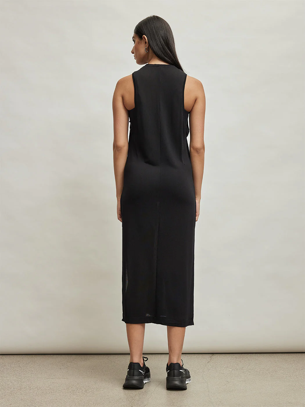 Carbon38 | Mesh Midi-length Tunic | Black - Image 3