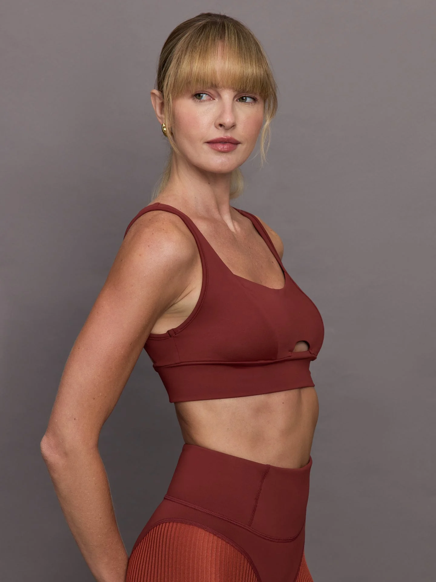 Michi | Verve Longline Bra | Terracotta - Image 4