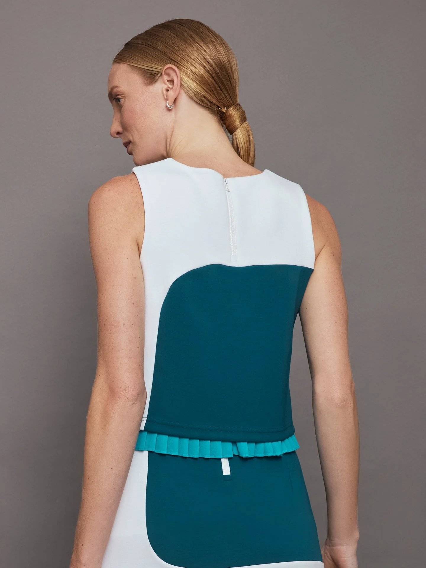 Carbon38 | Mod Tennis Top in Scuba | Deep Lagoon - Image 4