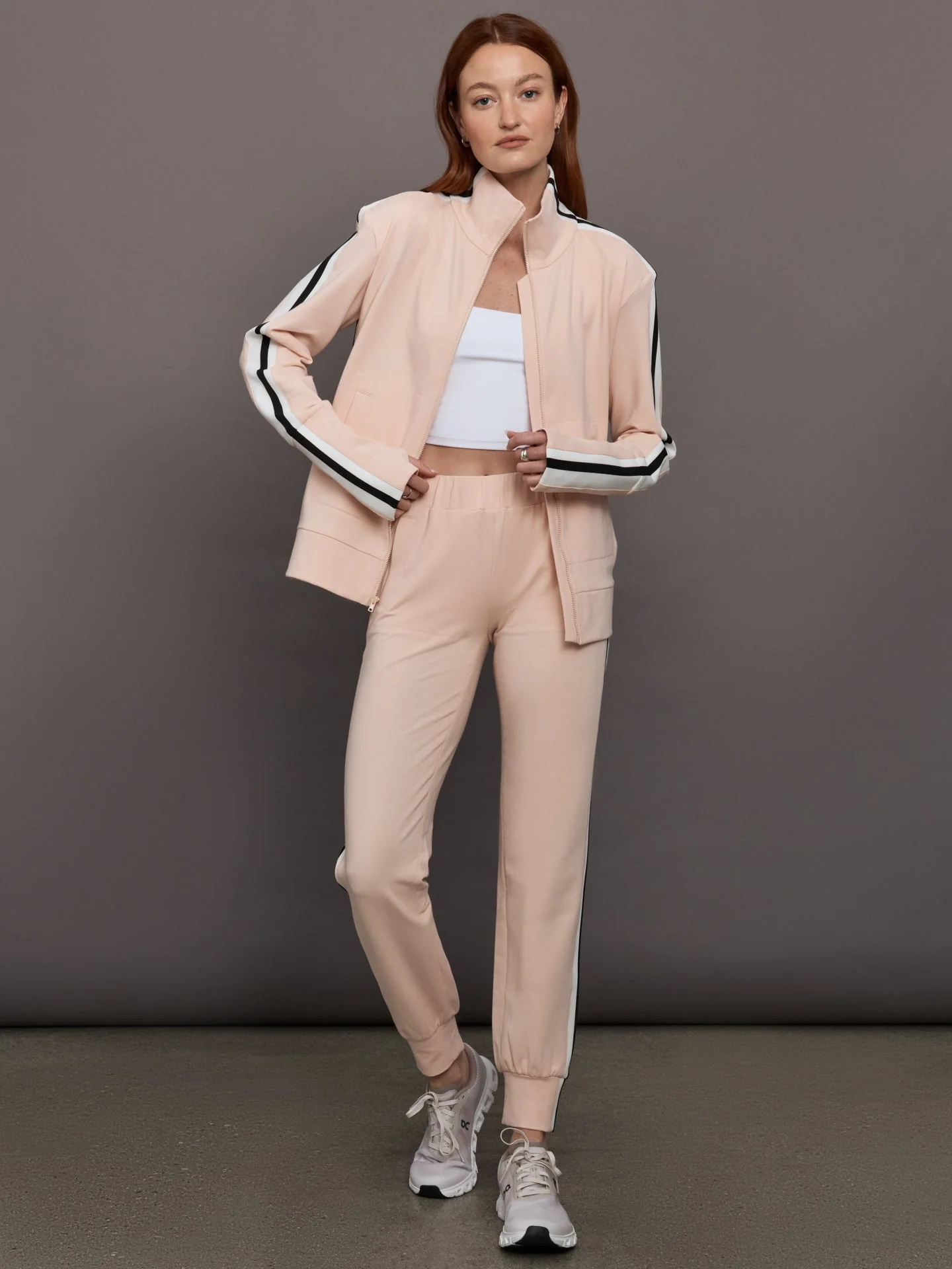 Norma Kamali | Side Stripe Jog Pant | Baby - Image 2