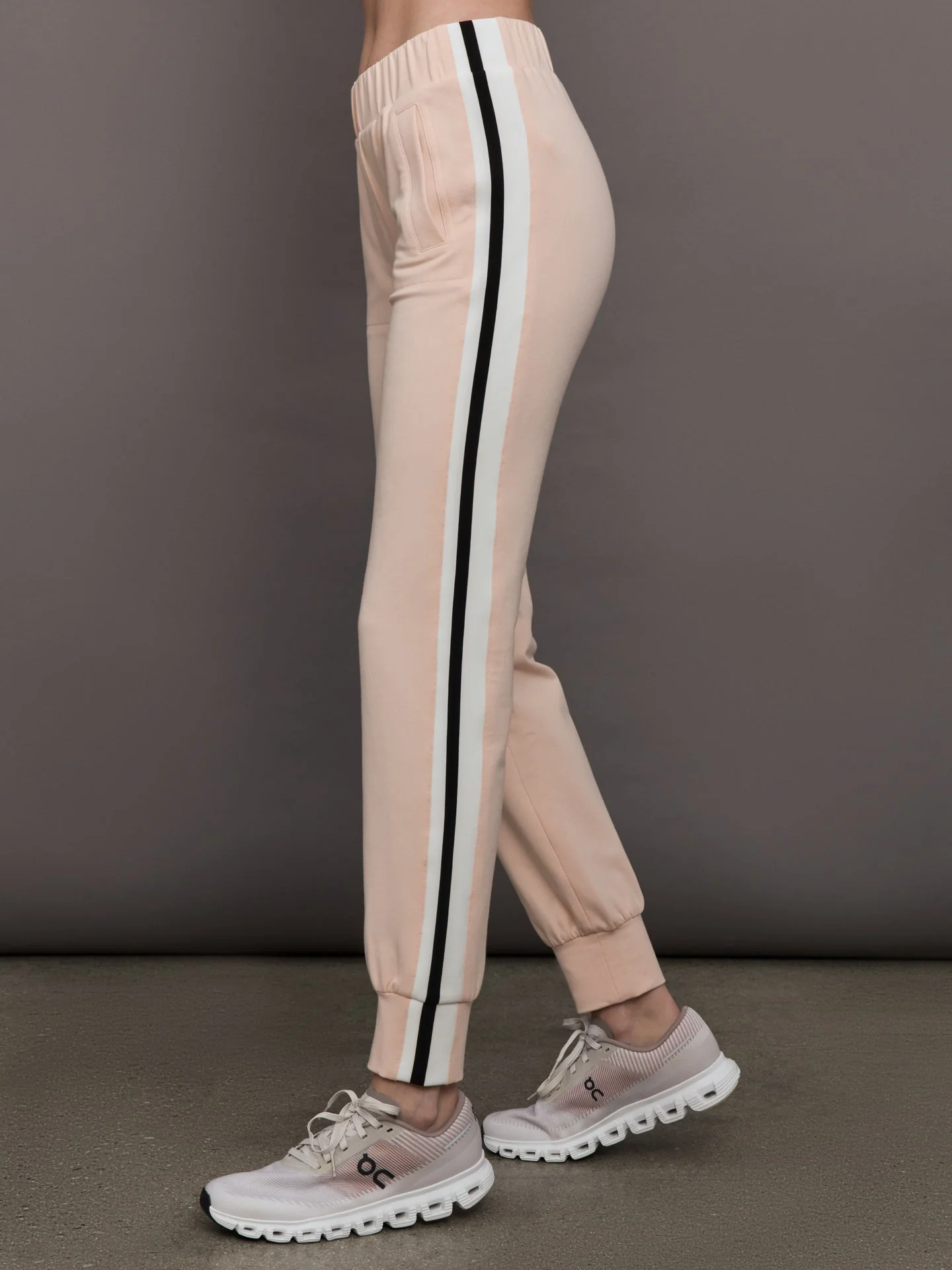 Norma Kamali | Side Stripe Jog Pant | Baby - Image 3