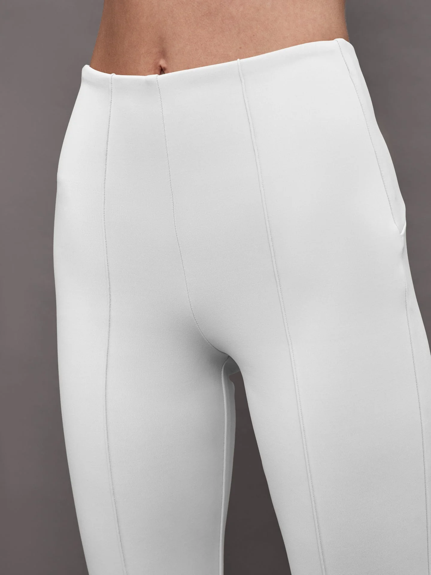 Ona | Kick Flare Pant | White - Image 5