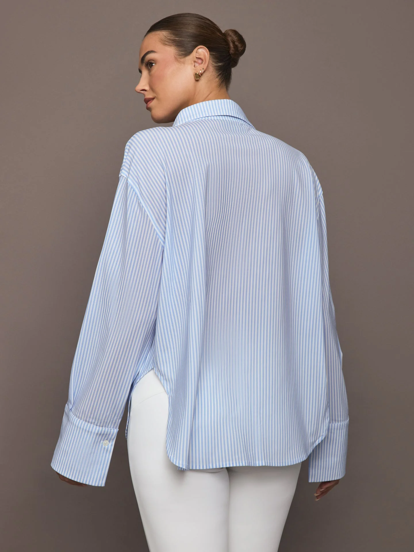 Ona | Oversized Shirt | Blue - Image 3