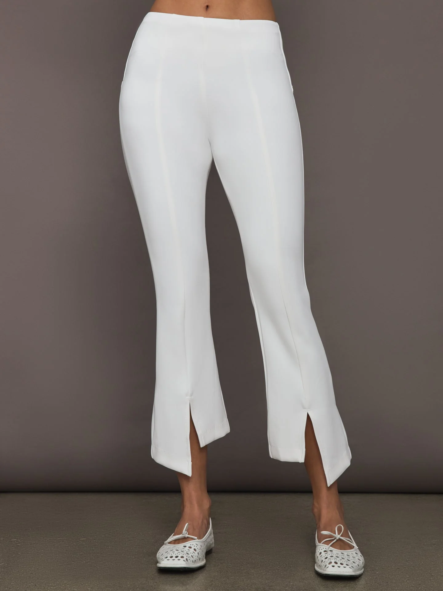 Ona | Upper East Split Flare | White