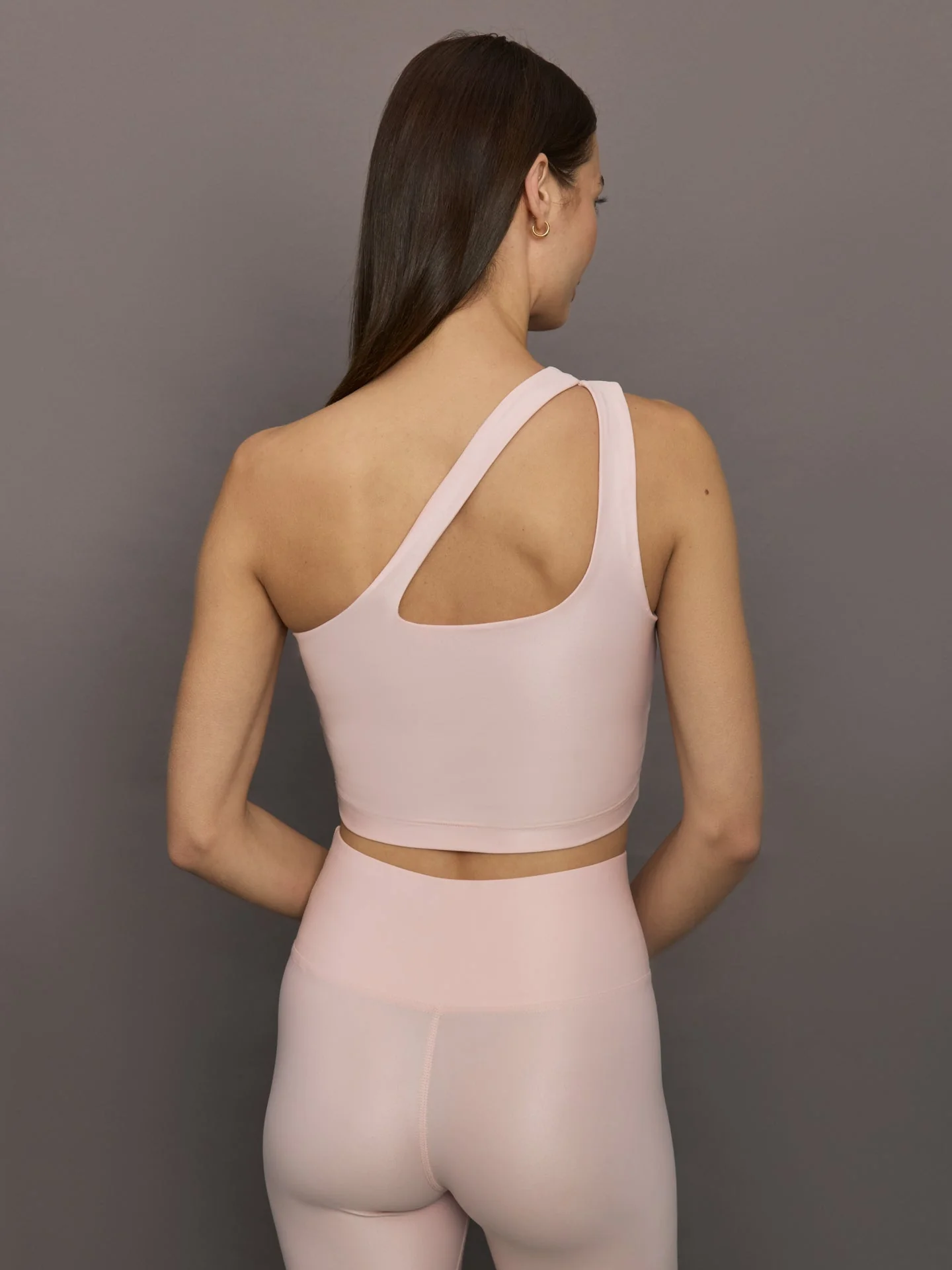 Carbon38 | One Shoulder Bra Top in Takara Shine | Lotus - Image 4